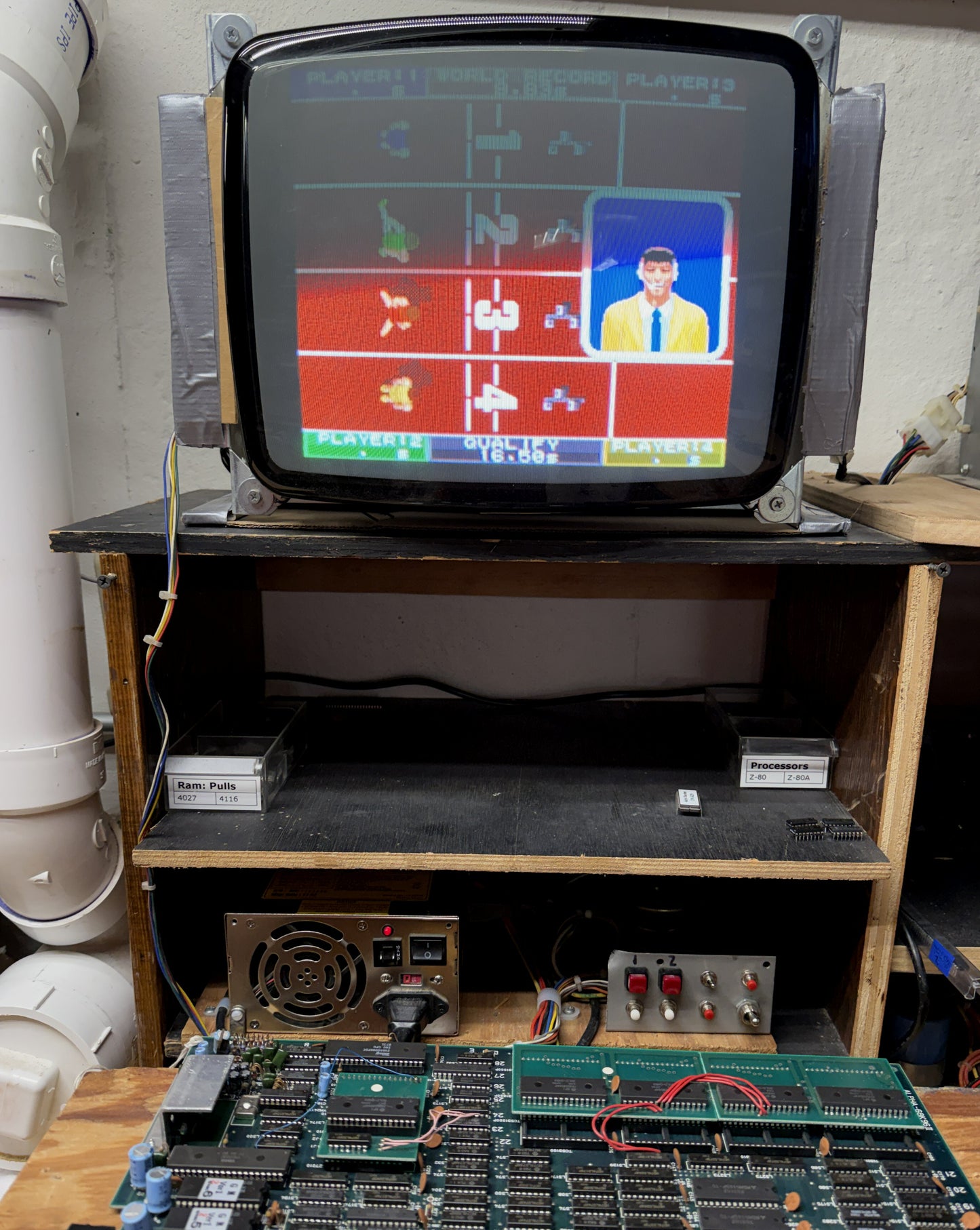Gold Medalist Jamma Circuit Board, Working