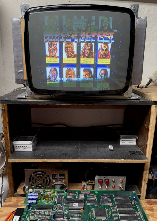 WWF Wrestlefest Jamma Circuit Board, Works