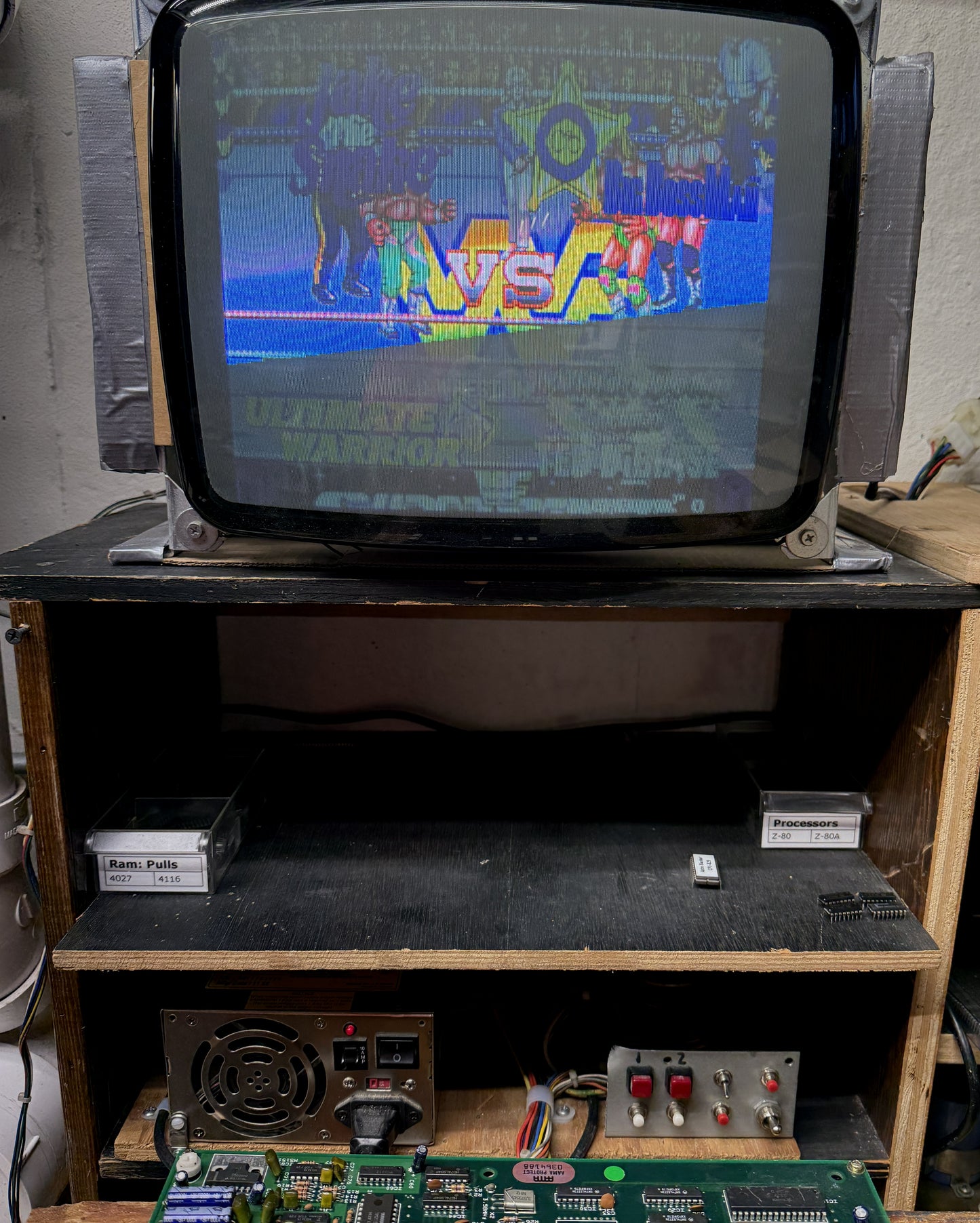 WWF Wrestlefest Jamma Circuit Board, Works