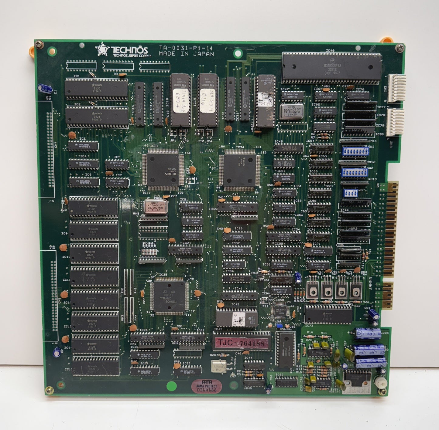WWF Wrestlefest Jamma Circuit Board, Works