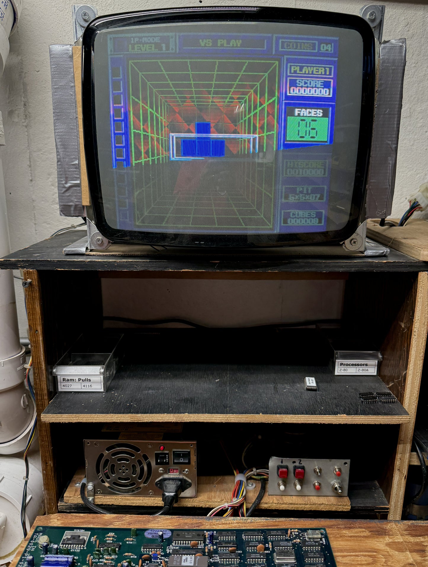 Blockout Jamma Circuit, No Music
