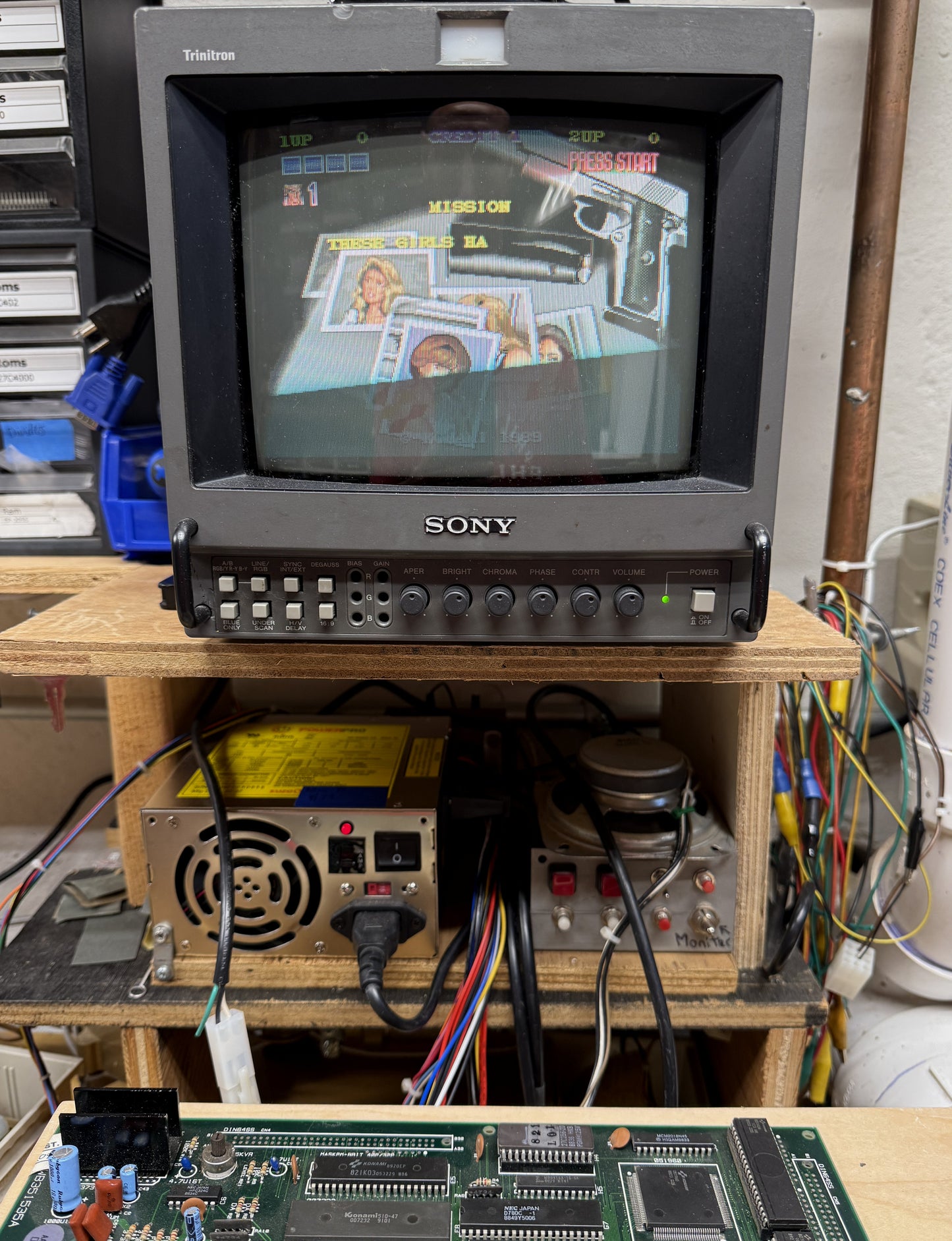 Crime Fighters 2-Player Arcade Board, Works