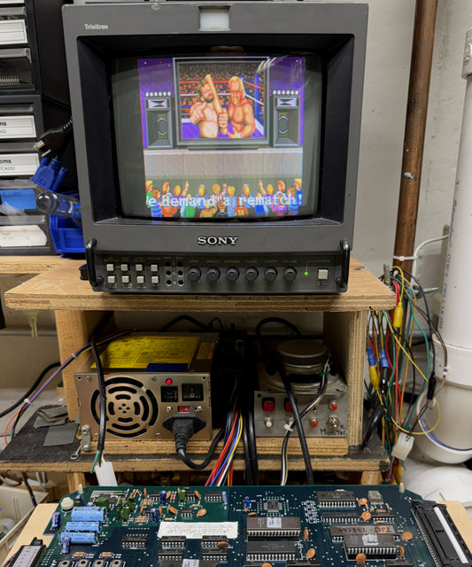 WWF Superstars Jamma Circuit Board, Works