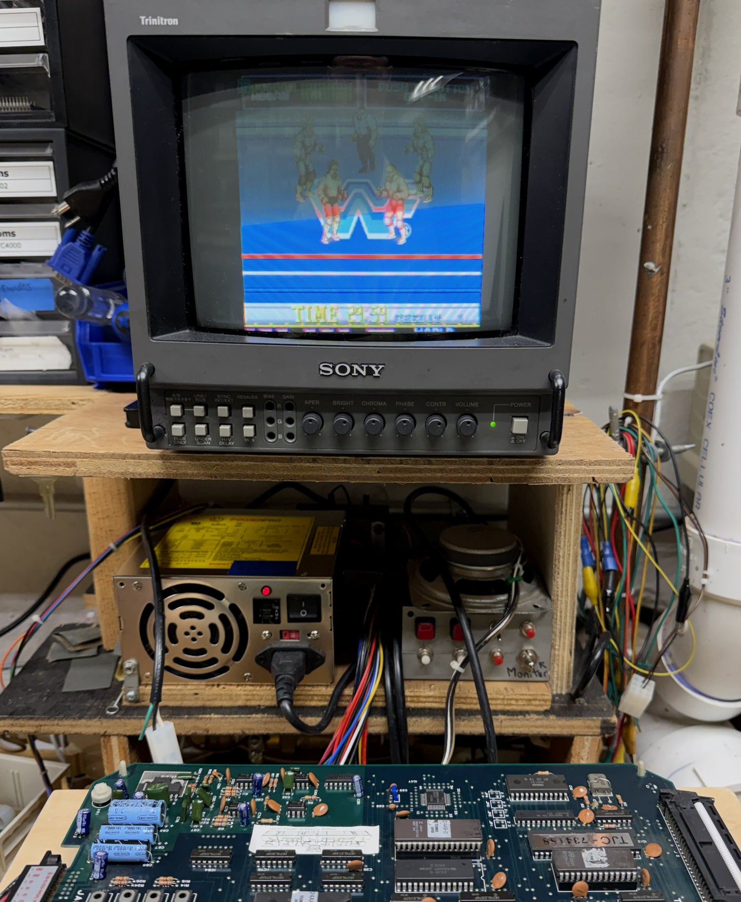 WWF Superstars Jamma Circuit Board, Works