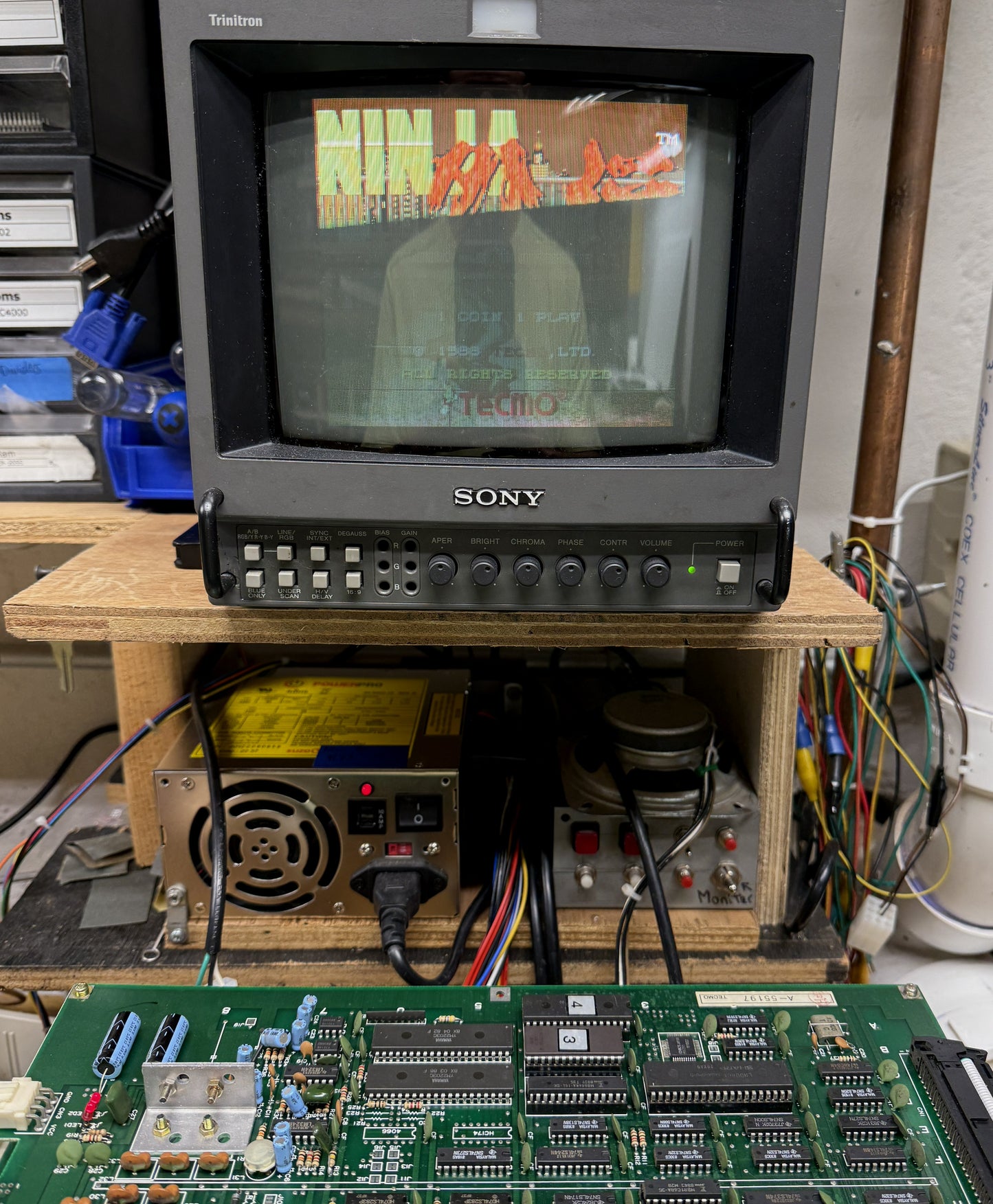 Ninja Gaiden Circuit Board, Working