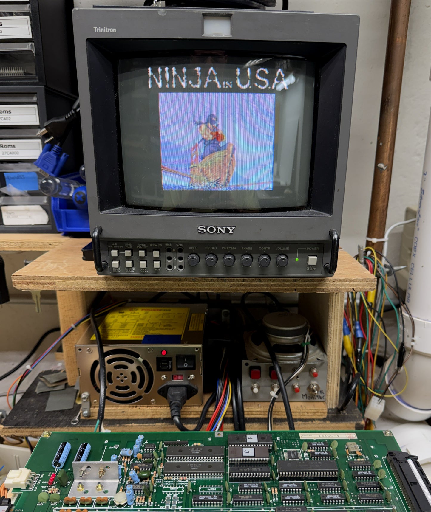 Ninja Gaiden Circuit Board, Working