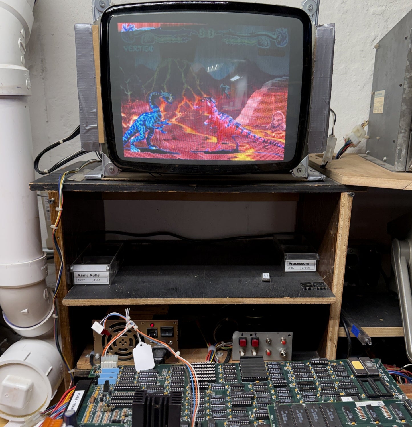 Primal Rage Circuit Board, Works