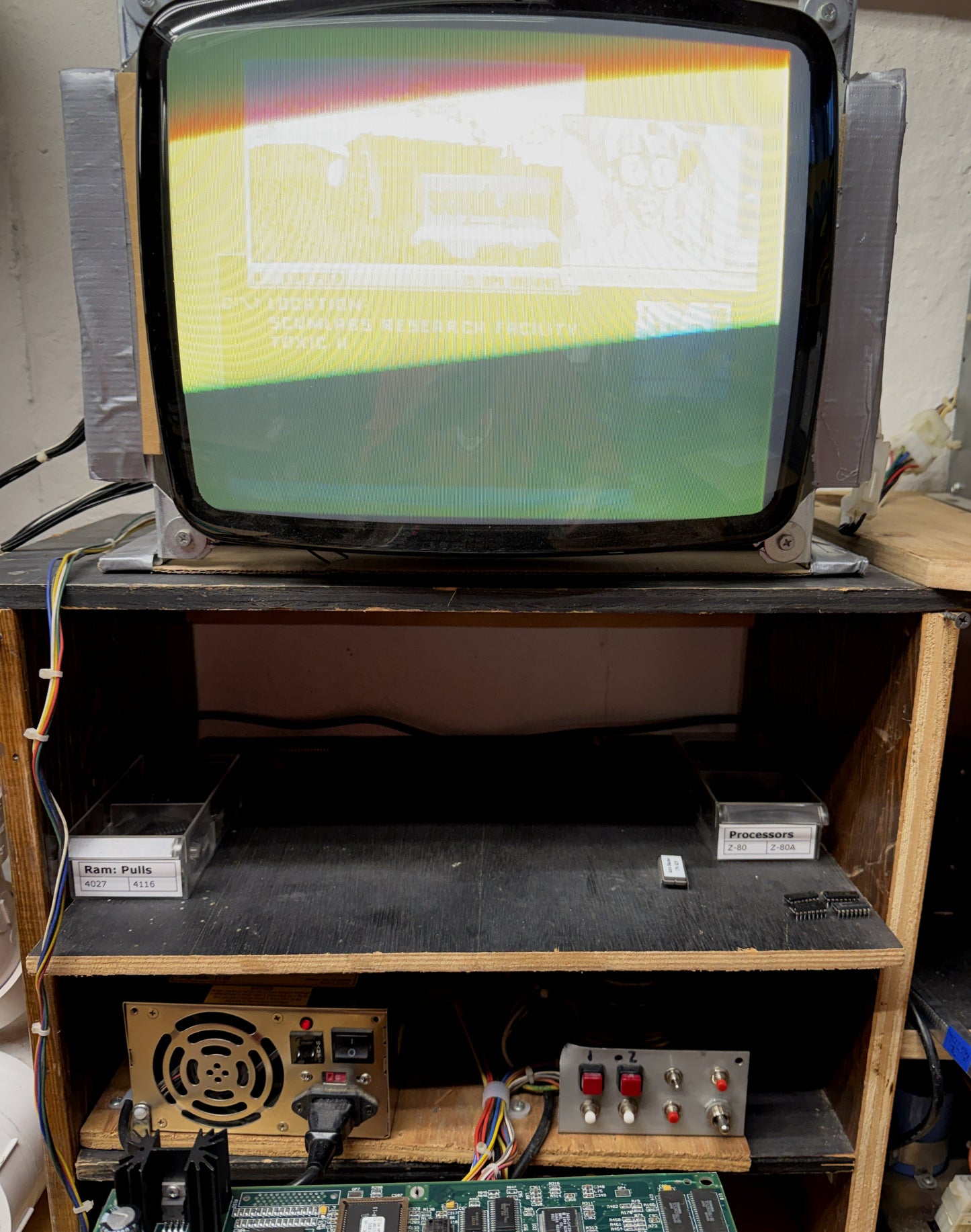 Rampage World Tour Circuit Board, Video Issues