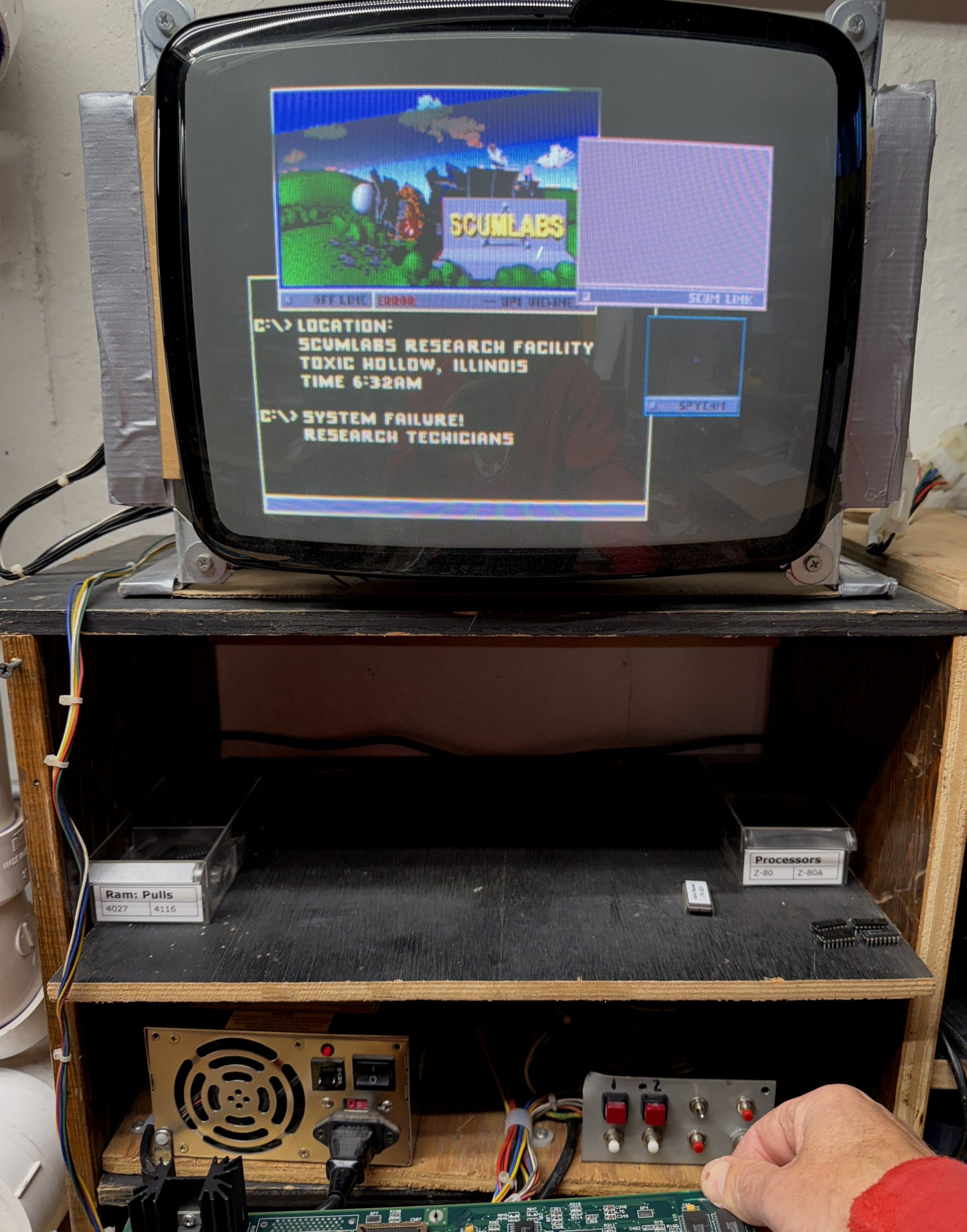 Rampage World Tour Circuit Board, Video Issues