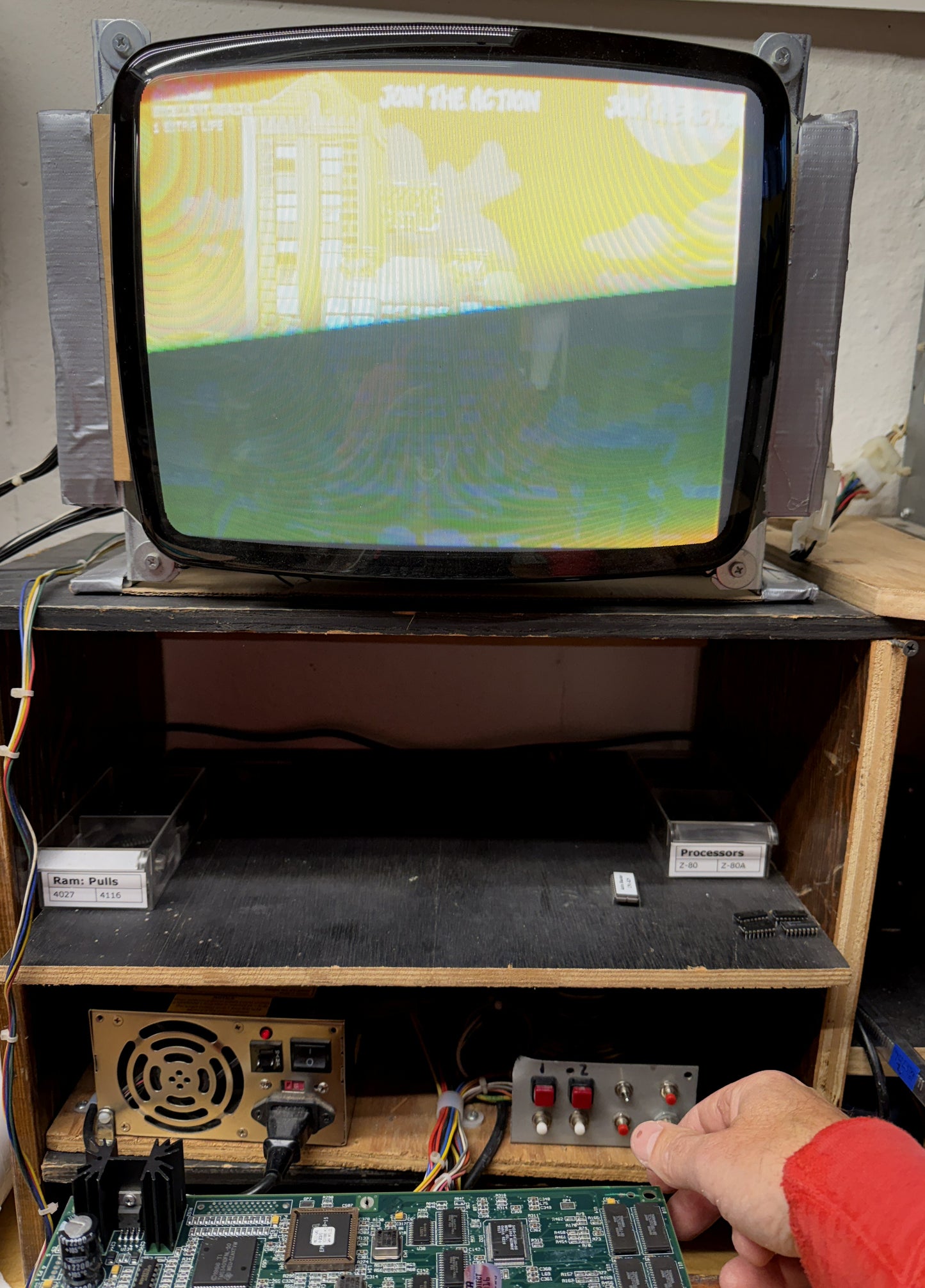 Rampage World Tour Circuit Board, Video Issues
