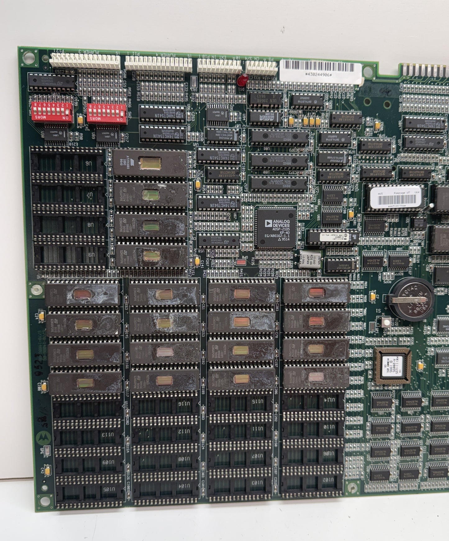 Rampage World Tour Circuit Board, Video Issues