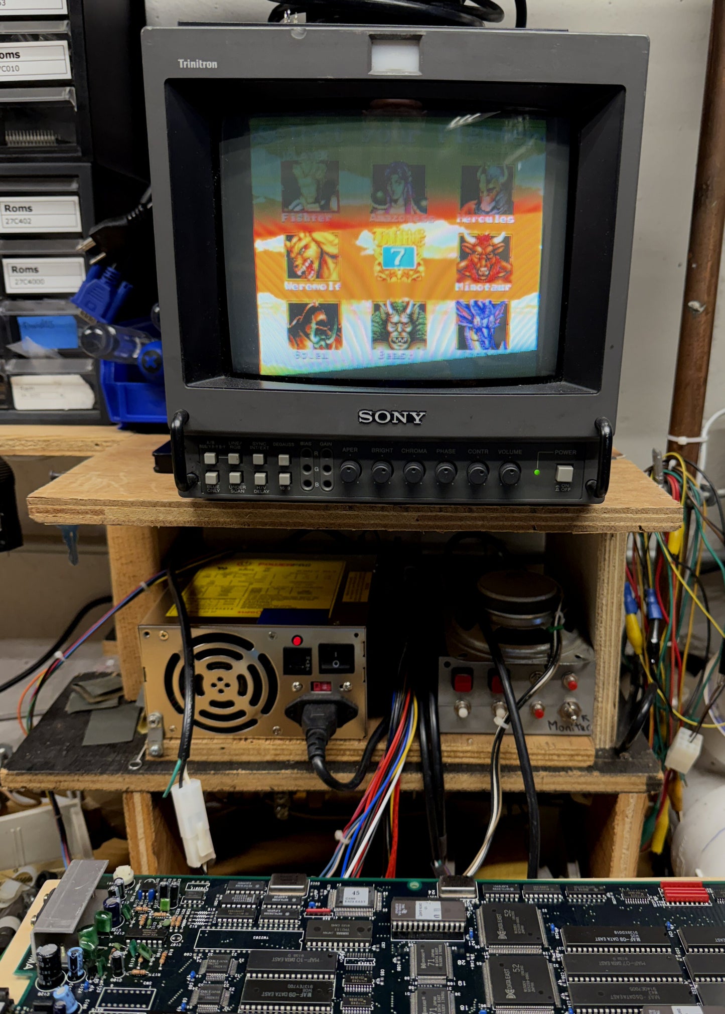 Mutant Fighter Jamma Circuit Board, Works