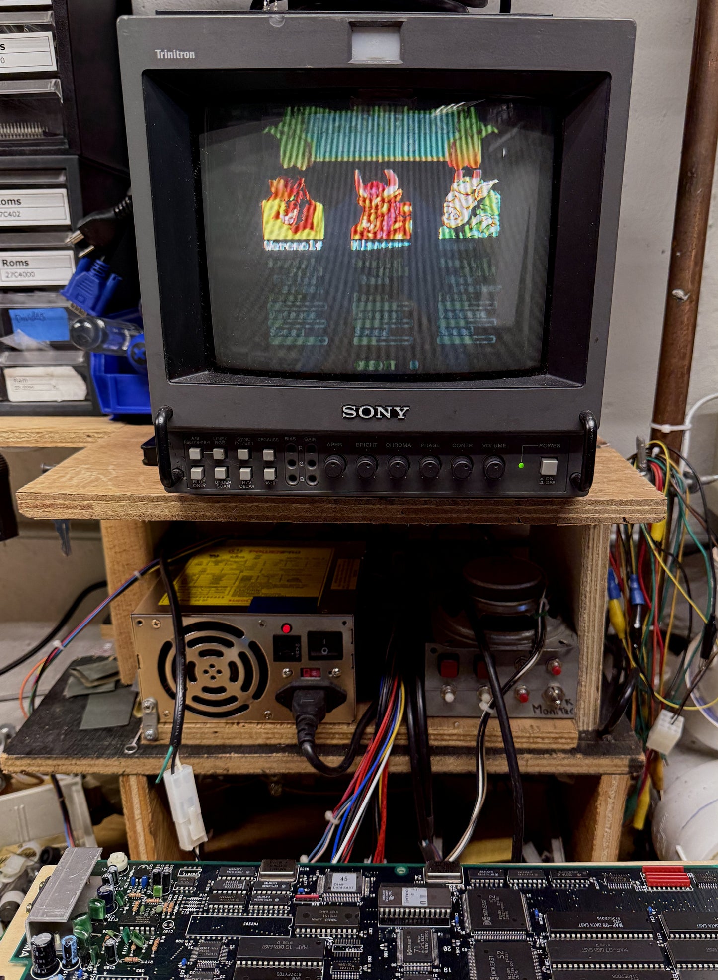 Mutant Fighter Jamma Circuit Board, Works