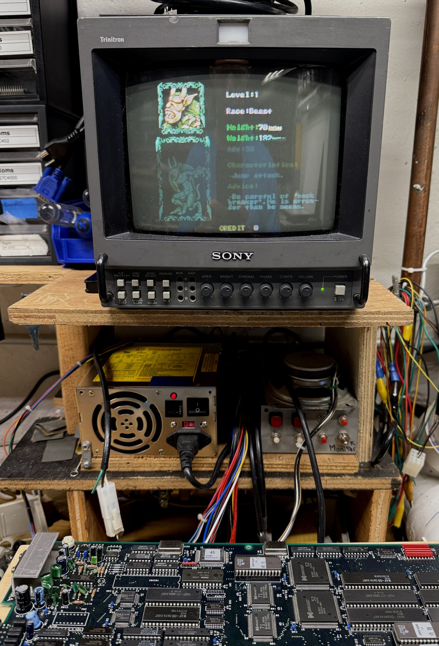 Mutant Fighter Jamma Circuit Board, Works