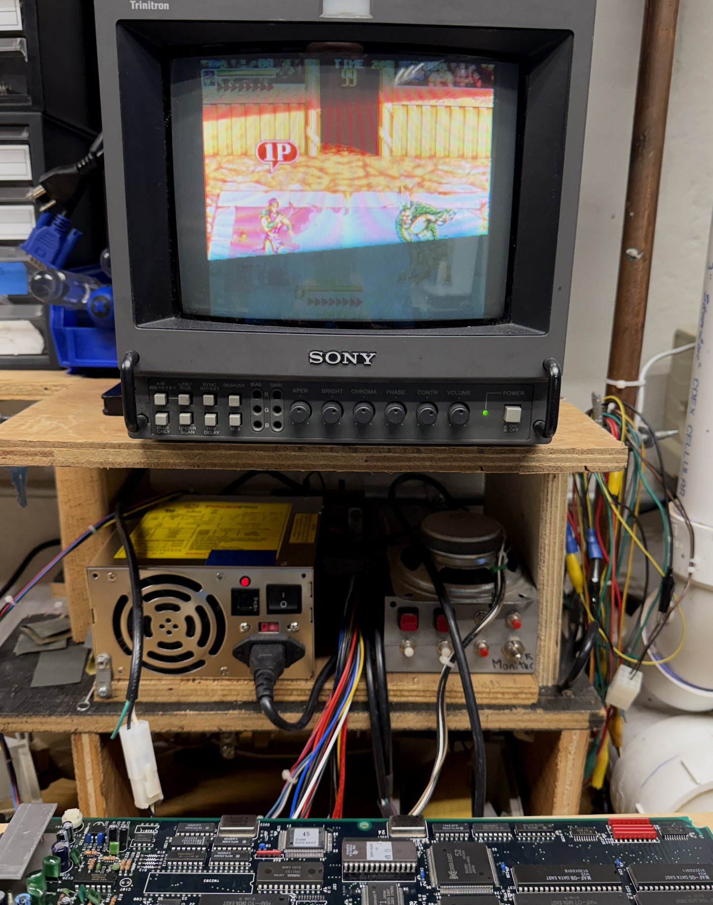Mutant Fighter Jamma Circuit Board, Works