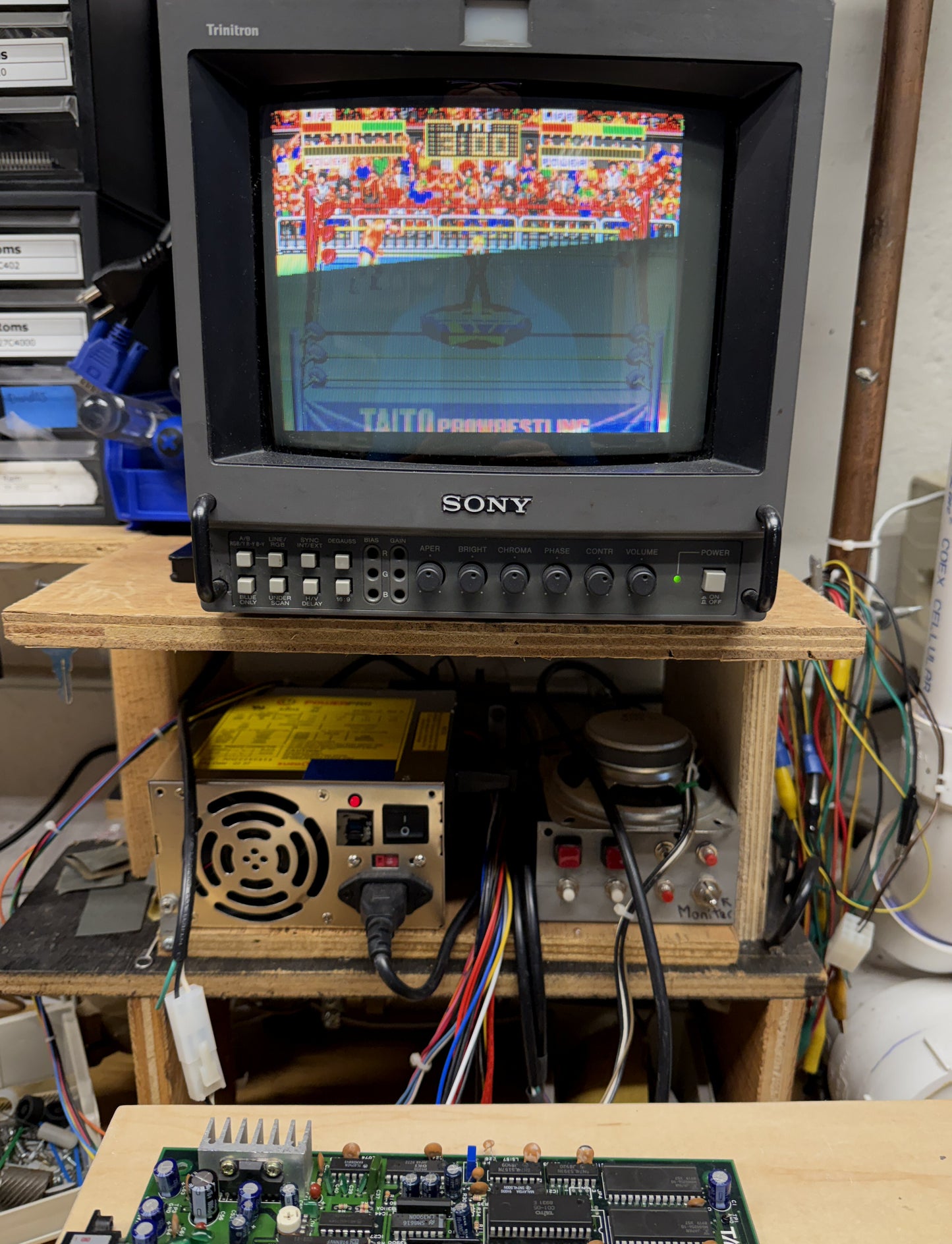Champion Wrestler Board, No Sound for Repair