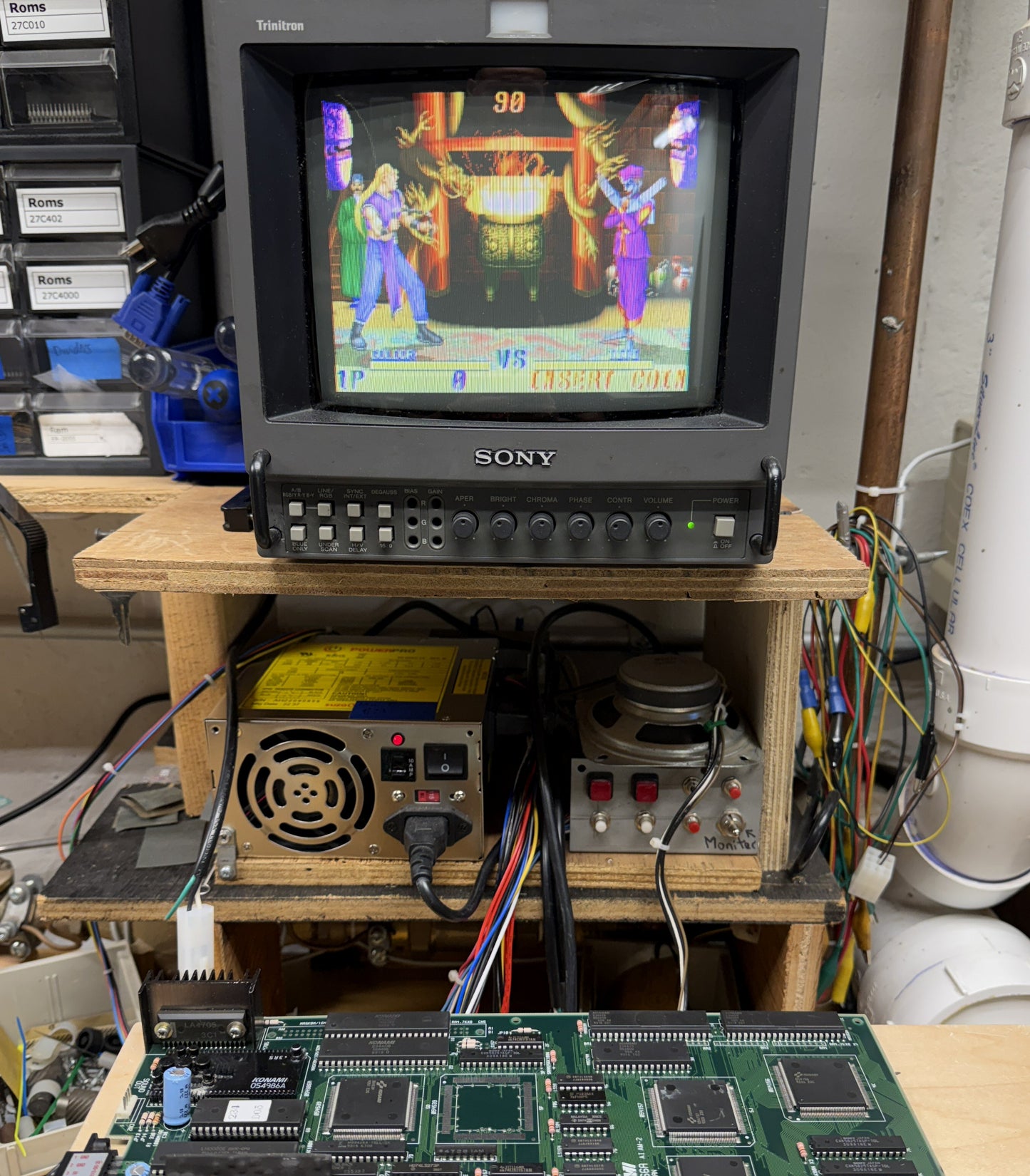 Martial Champion Circuit Board, Working, Sold As-is