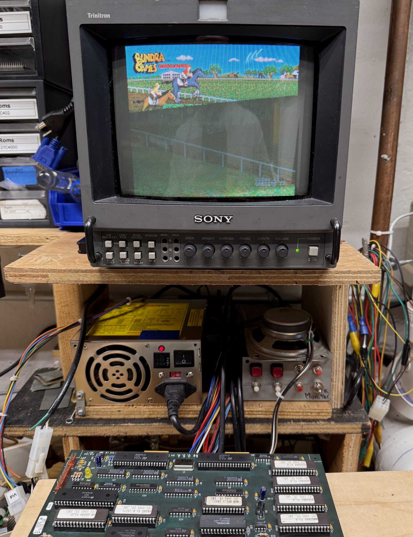 Neck-N-Neck Circuit Board, Works