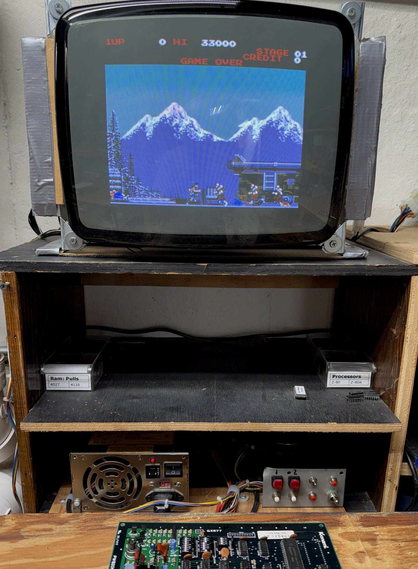 Rush'n Attack Arcade Board, Works