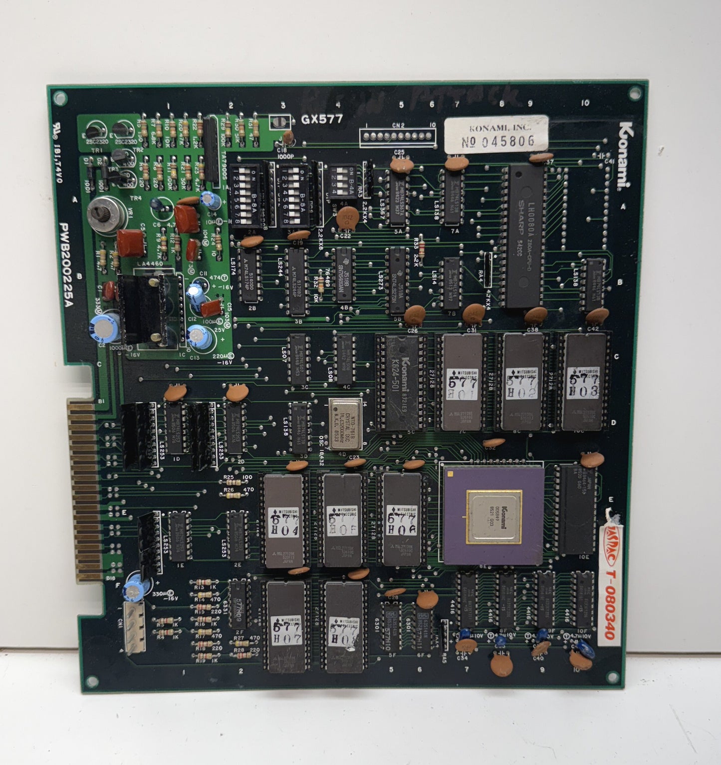 Rush'n Attack Arcade Board, Works