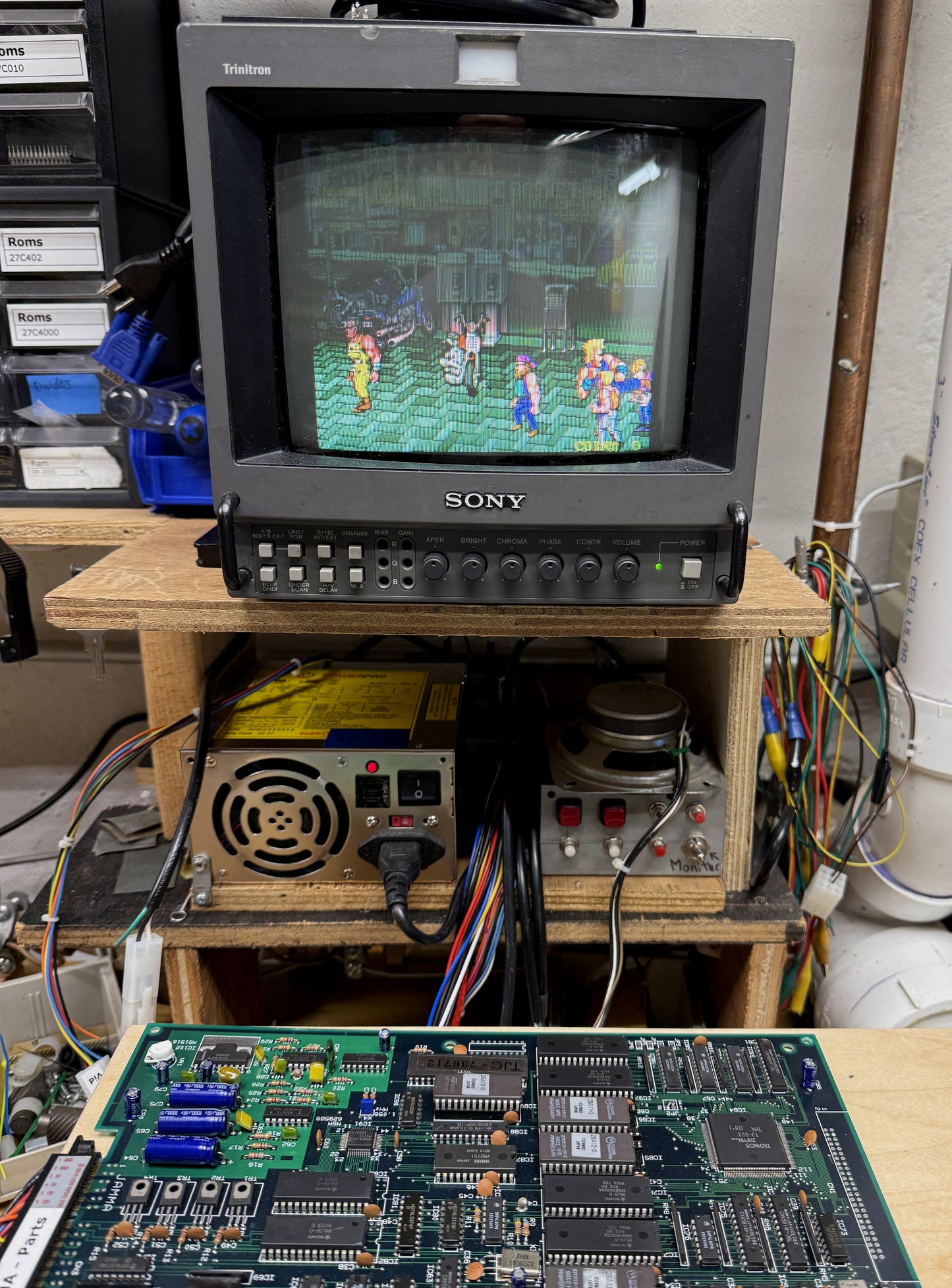 The Combatribes Jamma Circuit Board, Works