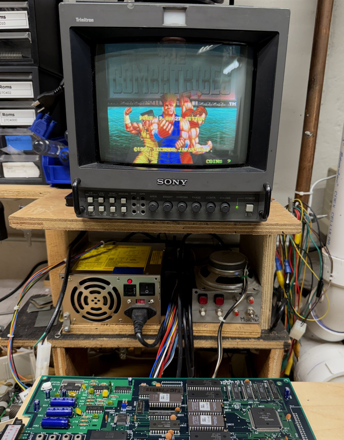 The Combatribes Jamma Circuit Board, Works