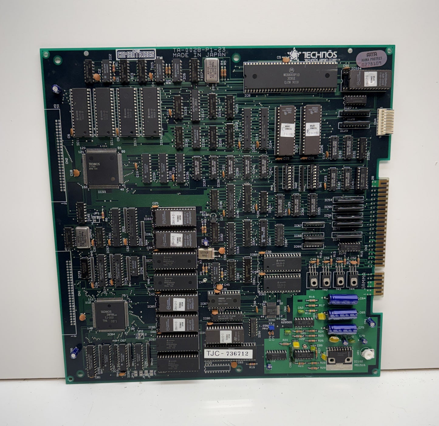 The Combatribes Jamma Circuit Board, Works