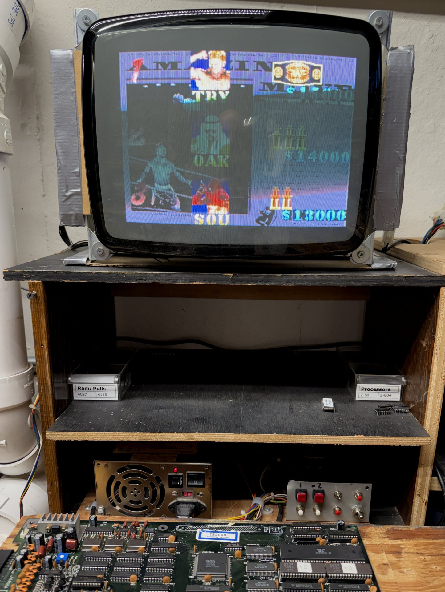 Ring Rage Jamma Circuit Board, Works