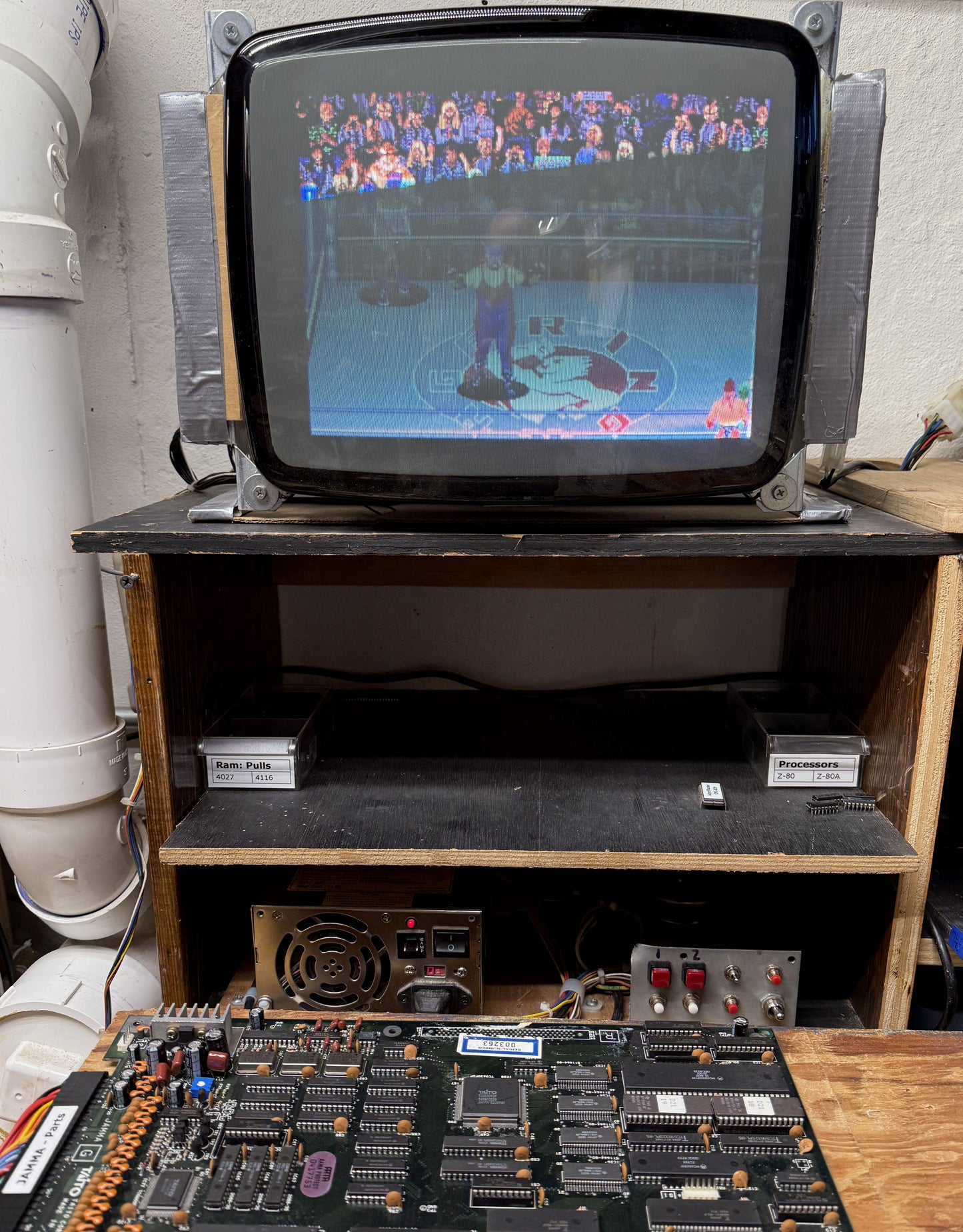 Ring Rage Jamma Circuit Board, Works
