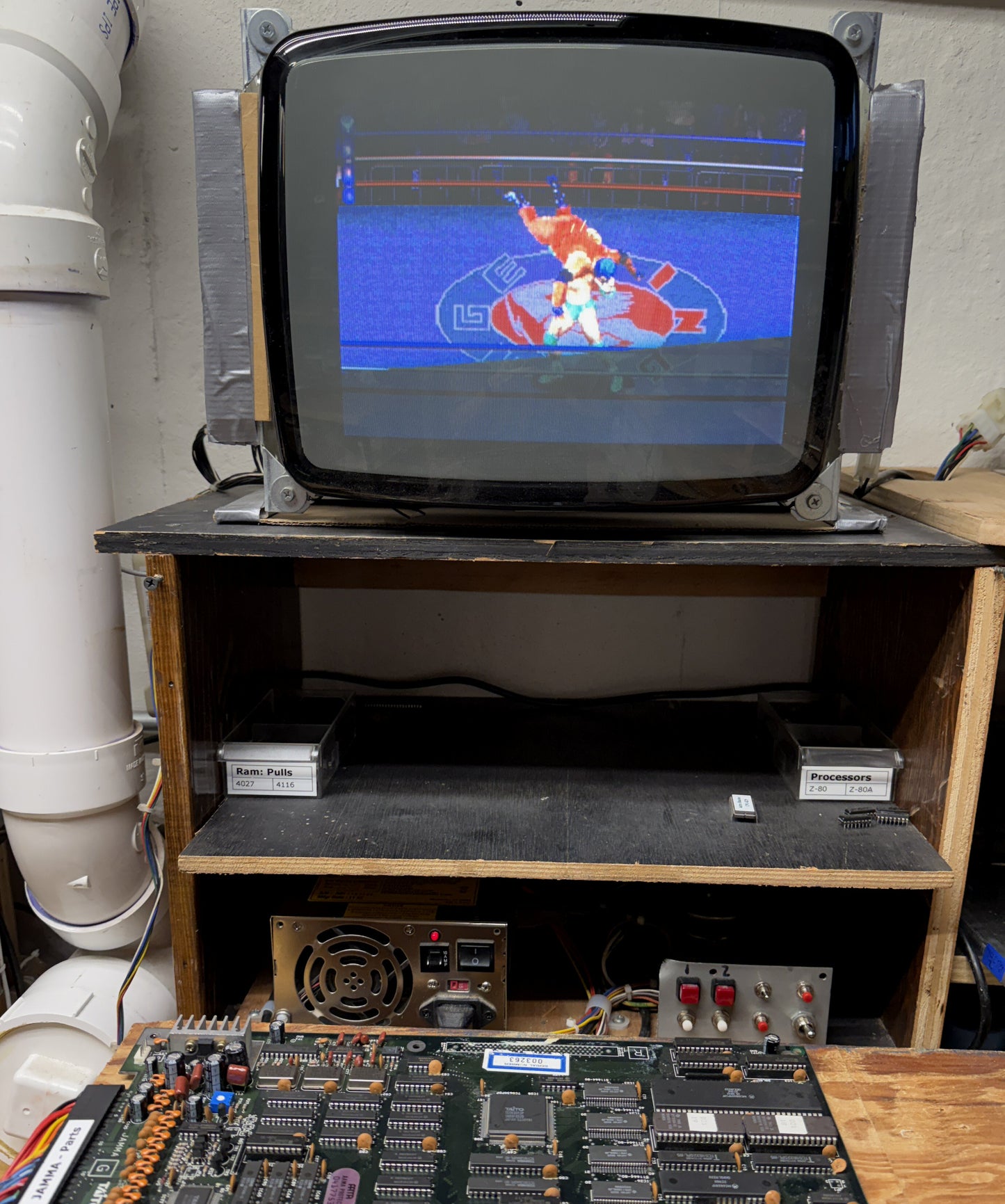 Ring Rage Jamma Circuit Board, Works