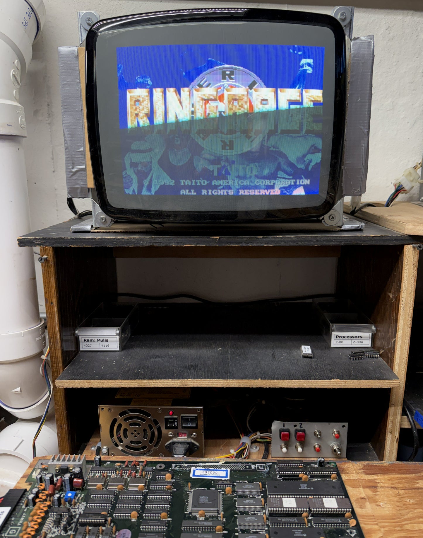 Ring Rage Jamma Circuit Board, Works
