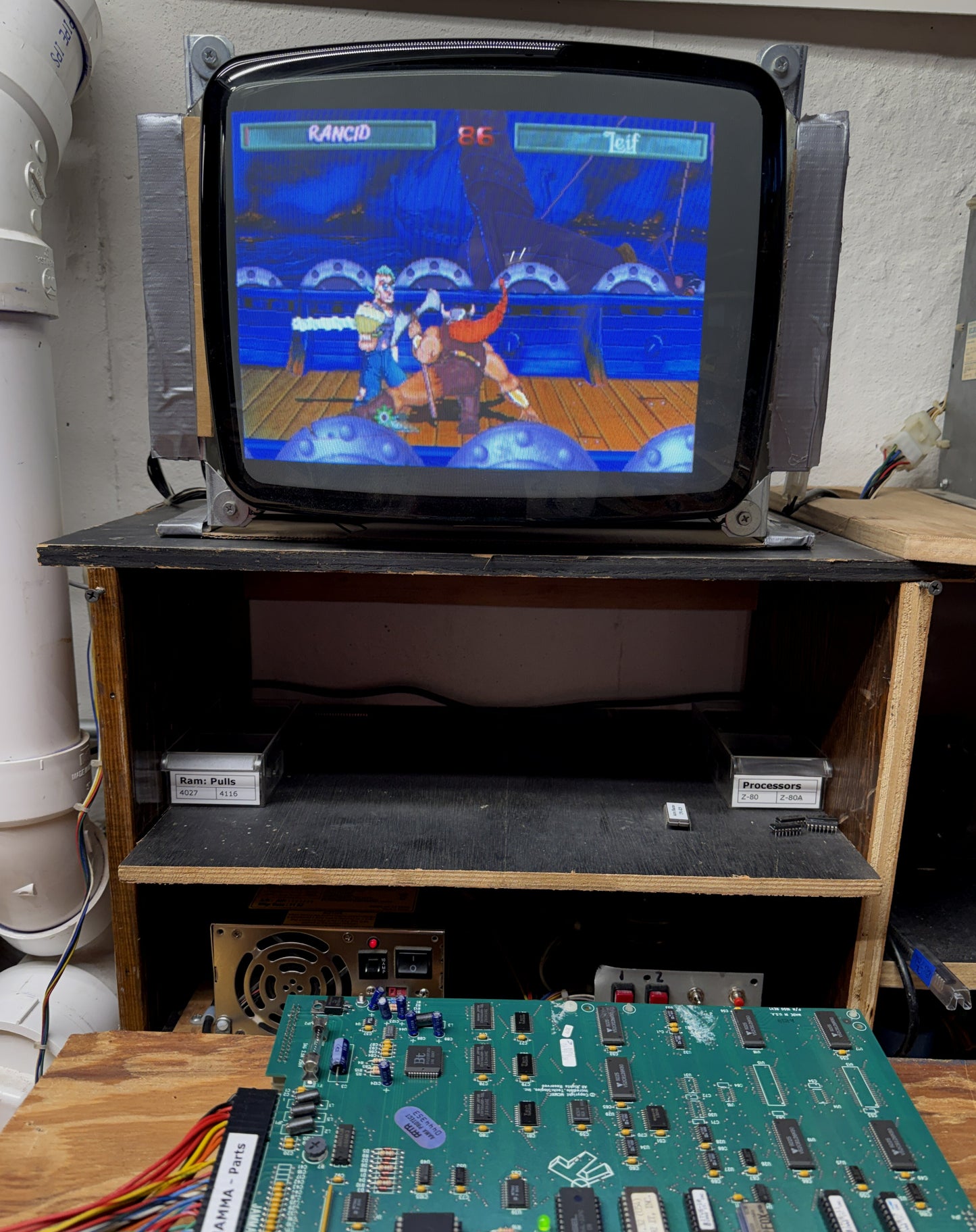 Time Killers Arcade Board, Working