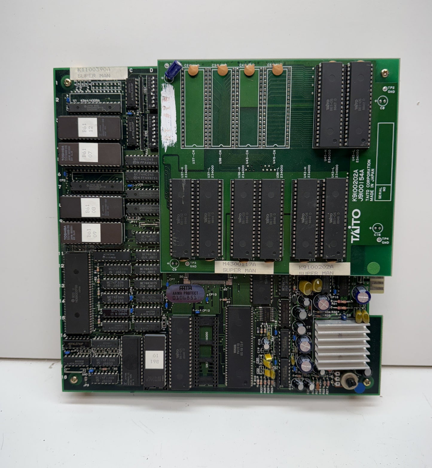 Superman Arcade Circuit Board, Works