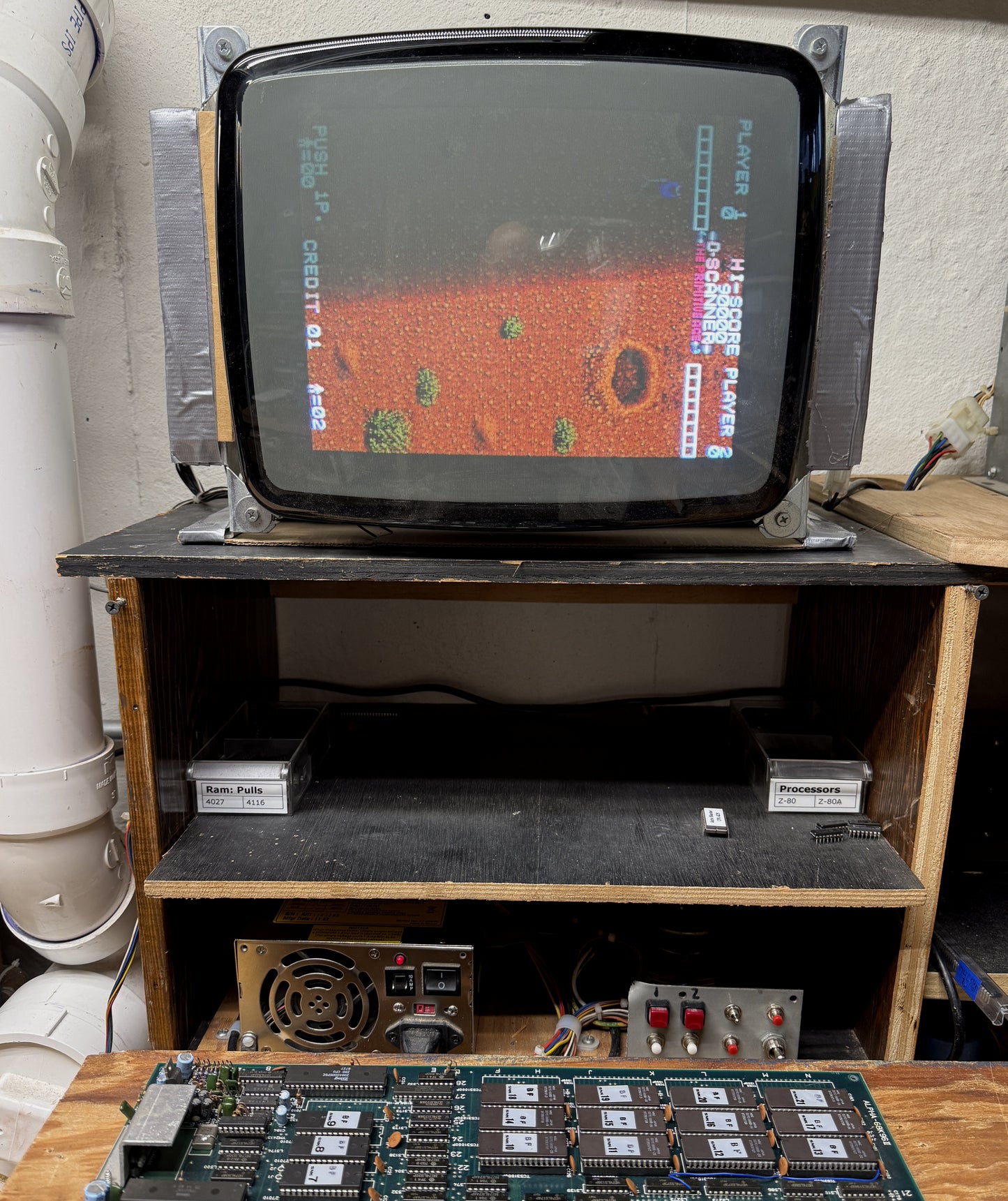 Time Soldiers Jamma Circuit Board, Working