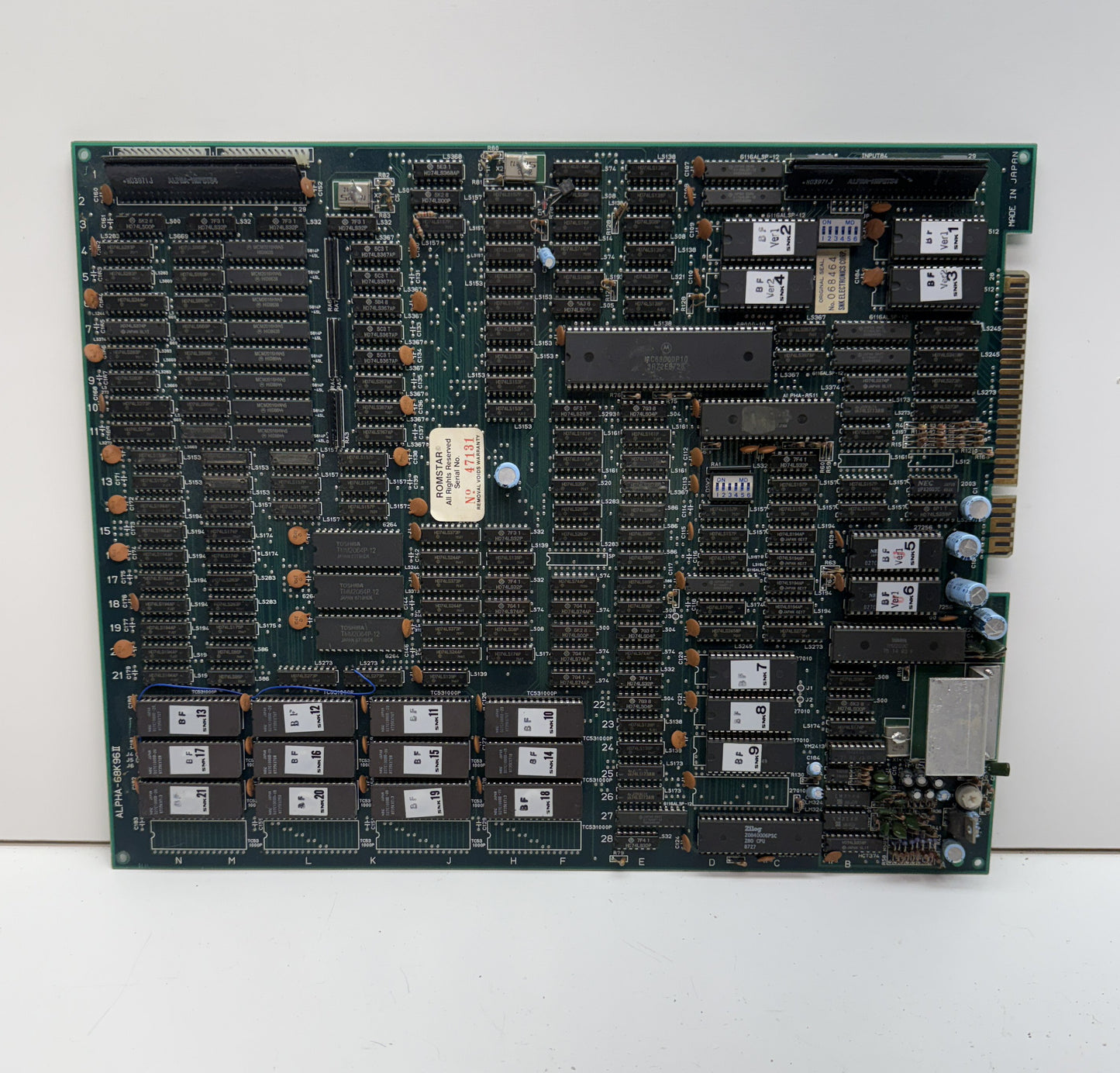 Time Soldiers Jamma Circuit Board, Working