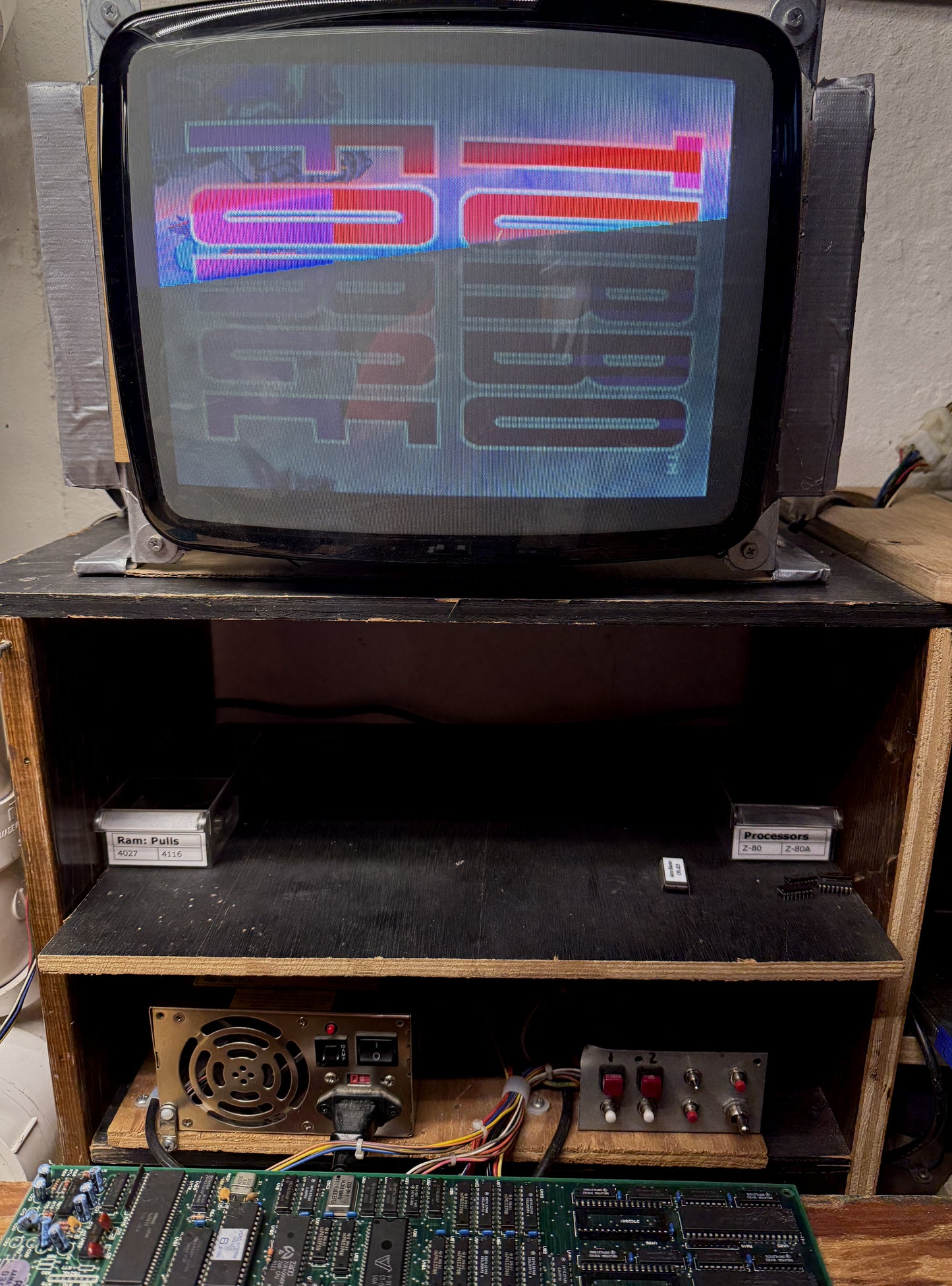 Turbo Force Circuit Board, Video Issues