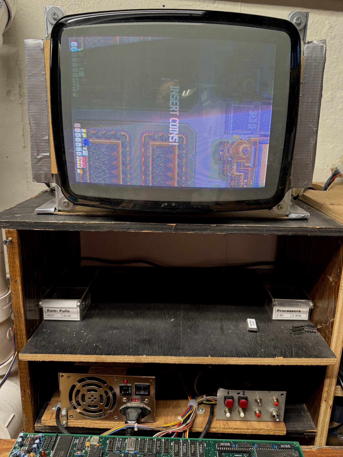 Turbo Force Circuit Board, Video Issues