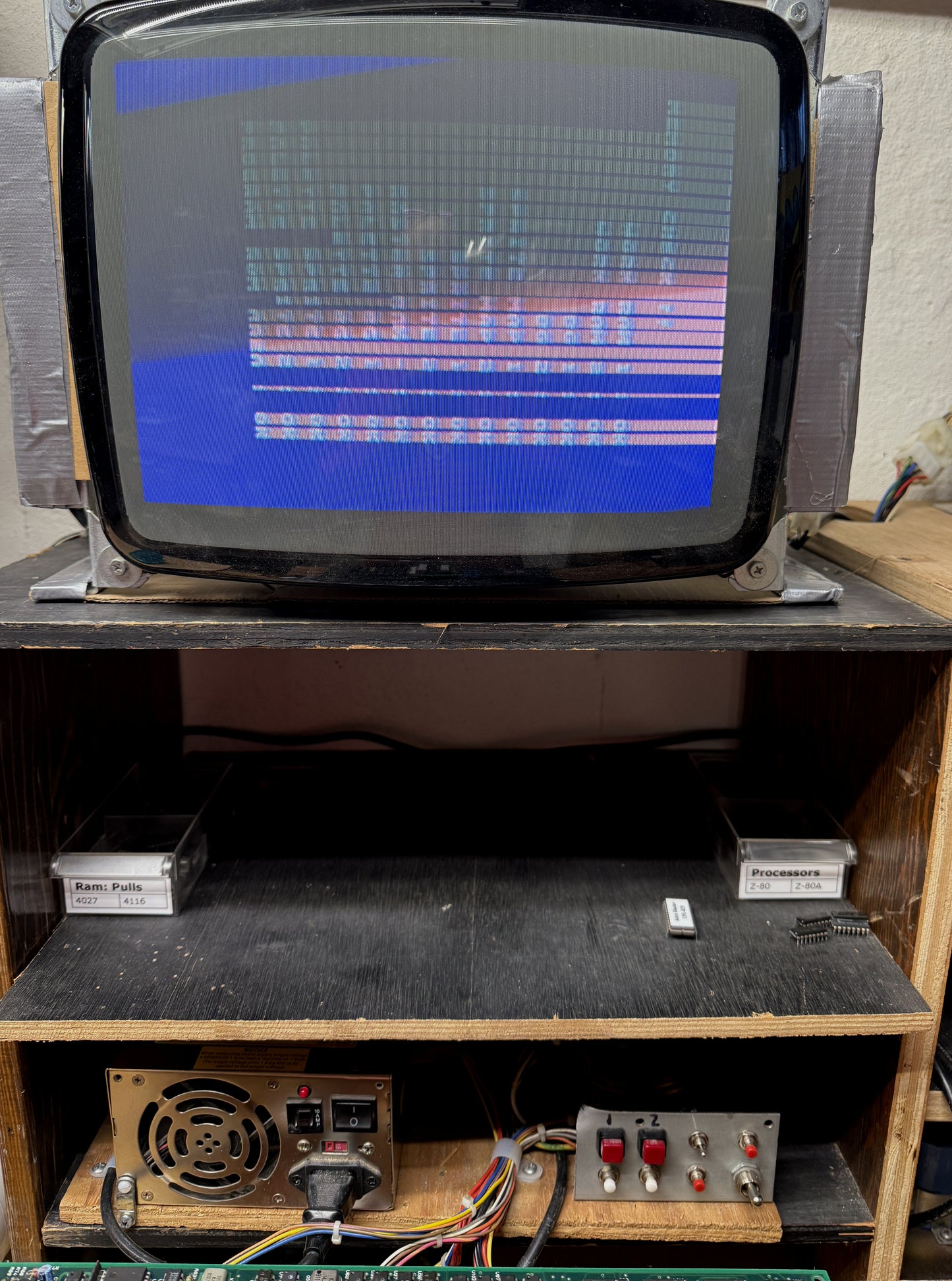 Turbo Force Circuit Board, Video Issues