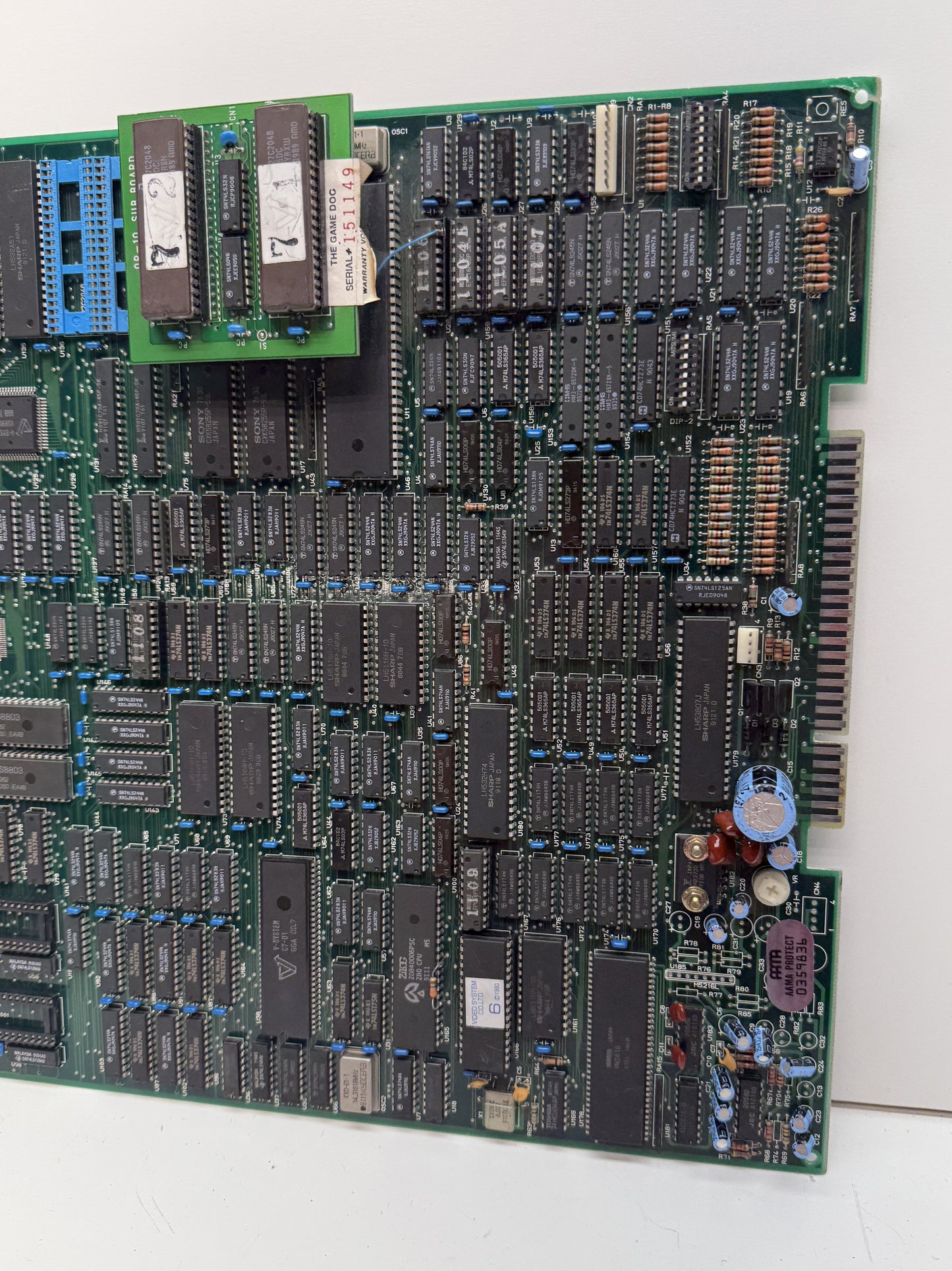 Turbo Force Circuit Board, Video Issues