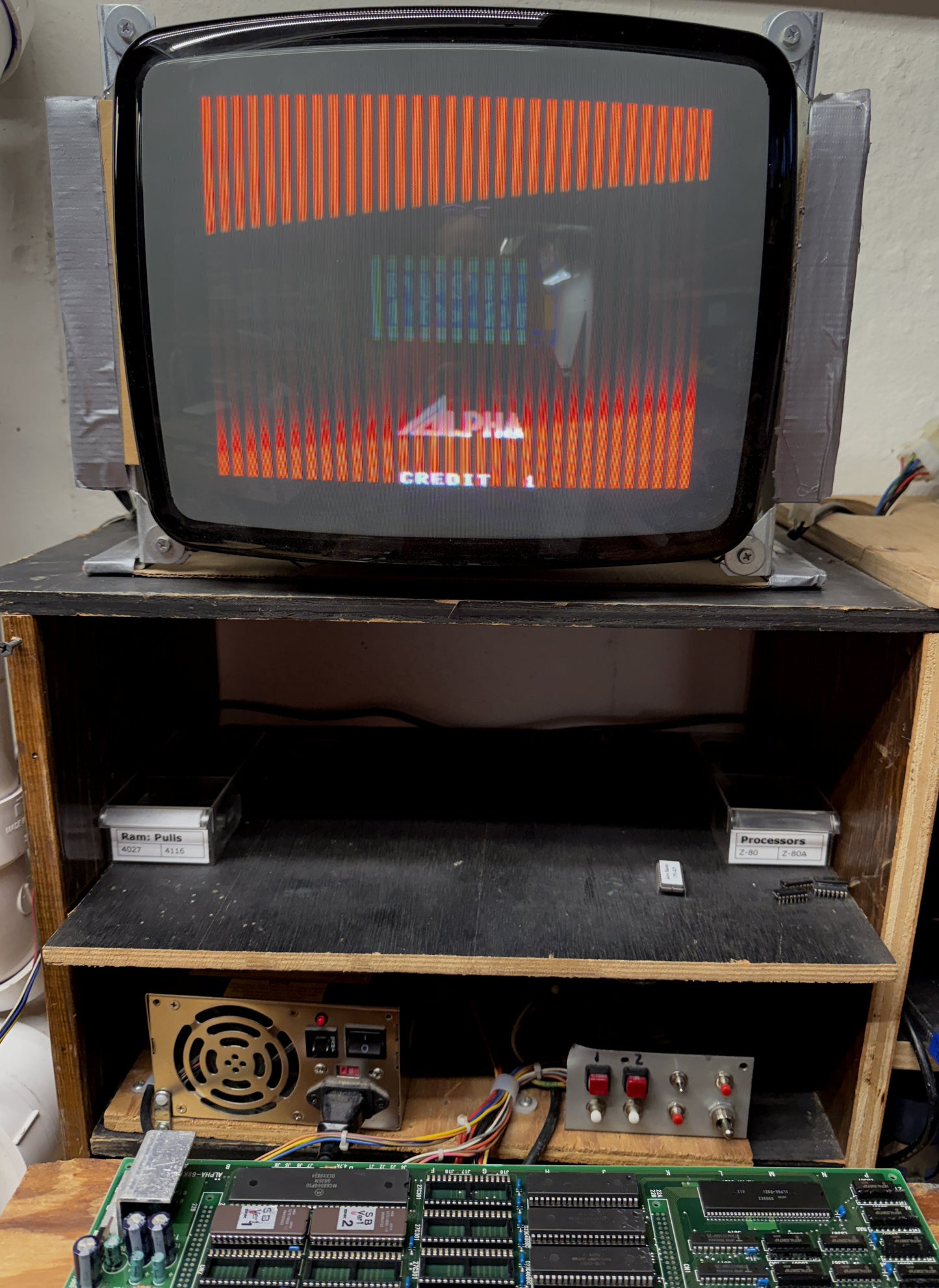 Super Champion Baseball Circuit Board with Video Issues