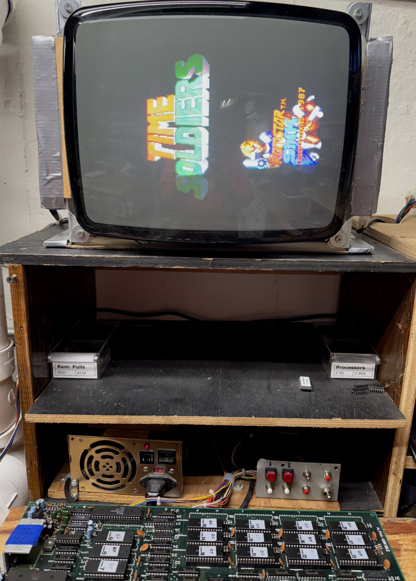 Time Soldiers Circuit Board with Video Issues