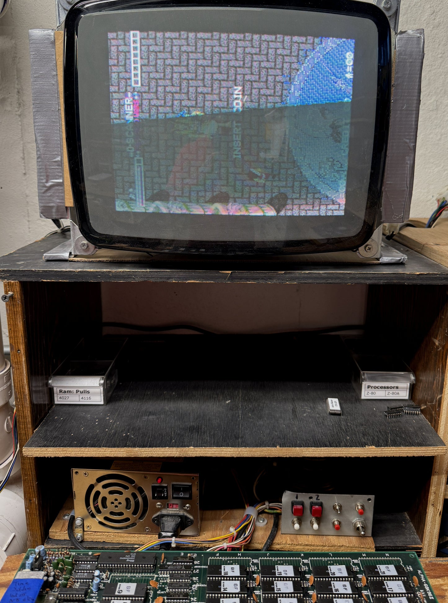 Time Soldiers Circuit Board with Video Issues