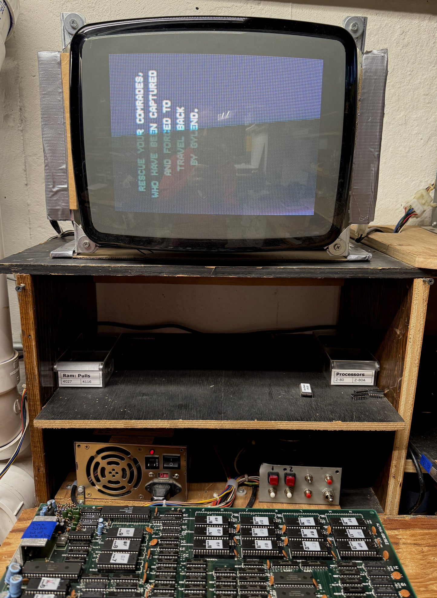 Time Soldiers Circuit Board with Video Issues
