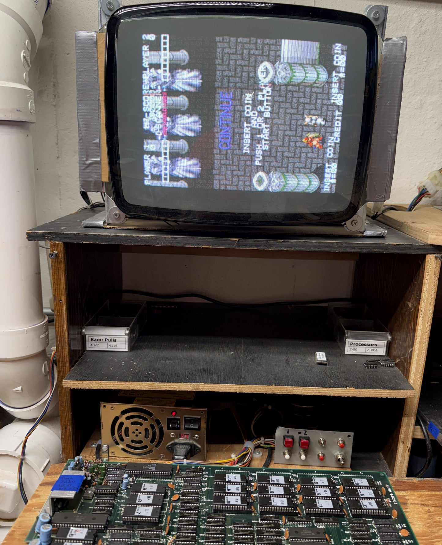 Time Soldiers Circuit Board with Video Issues