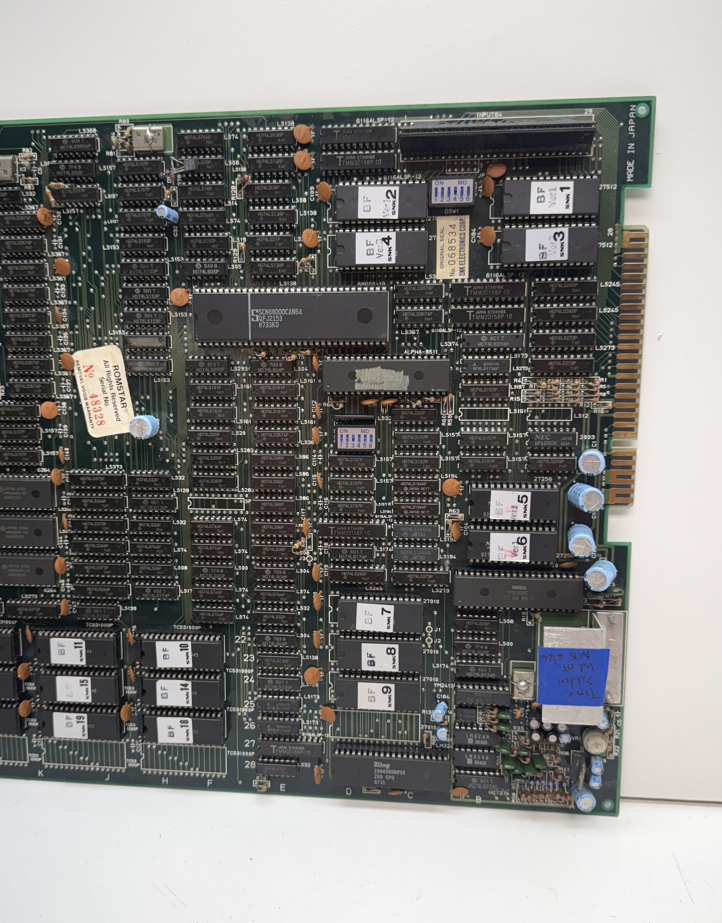 Time Soldiers Circuit Board with Video Issues