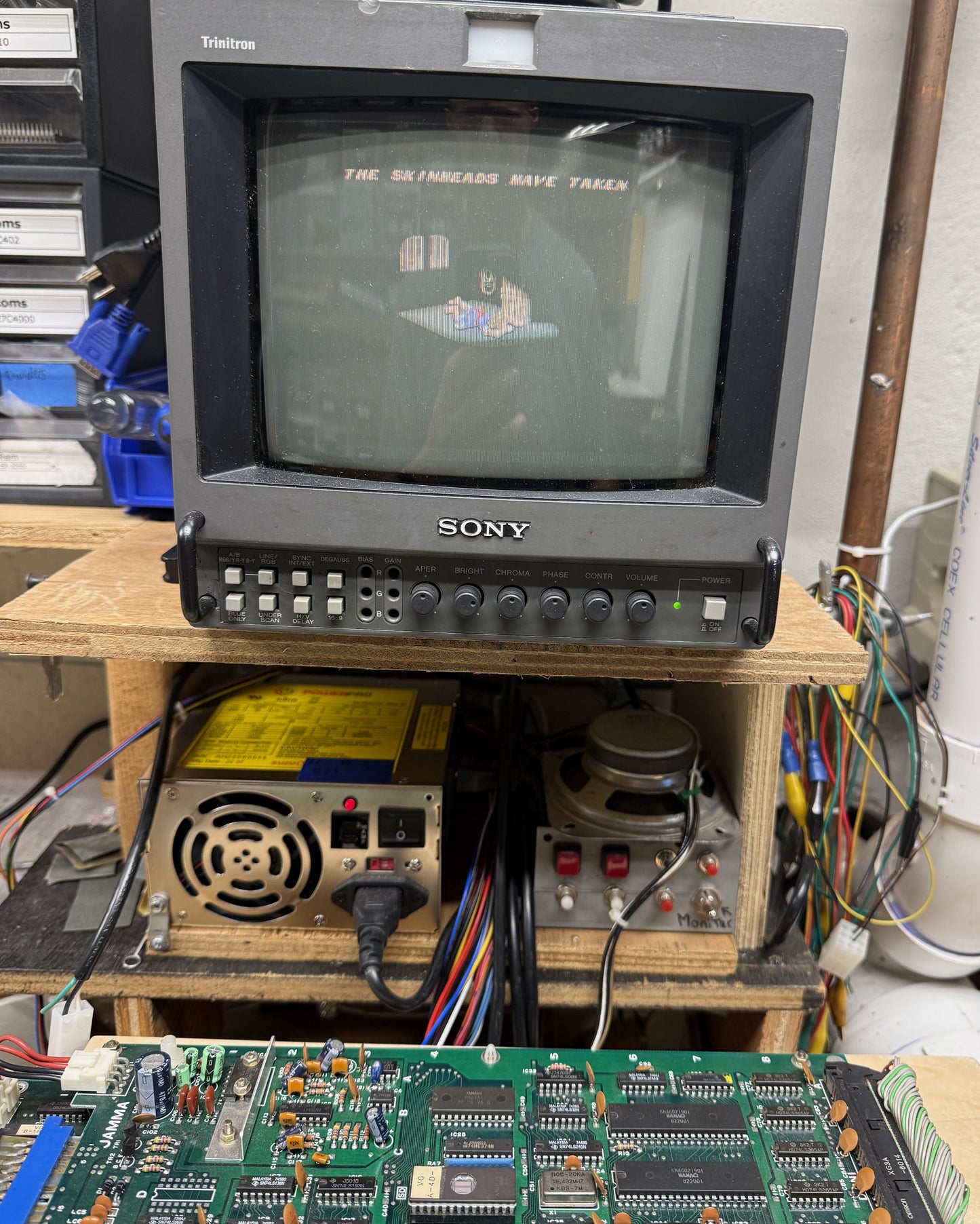 Vigilante Jamma Circuit Board, Works