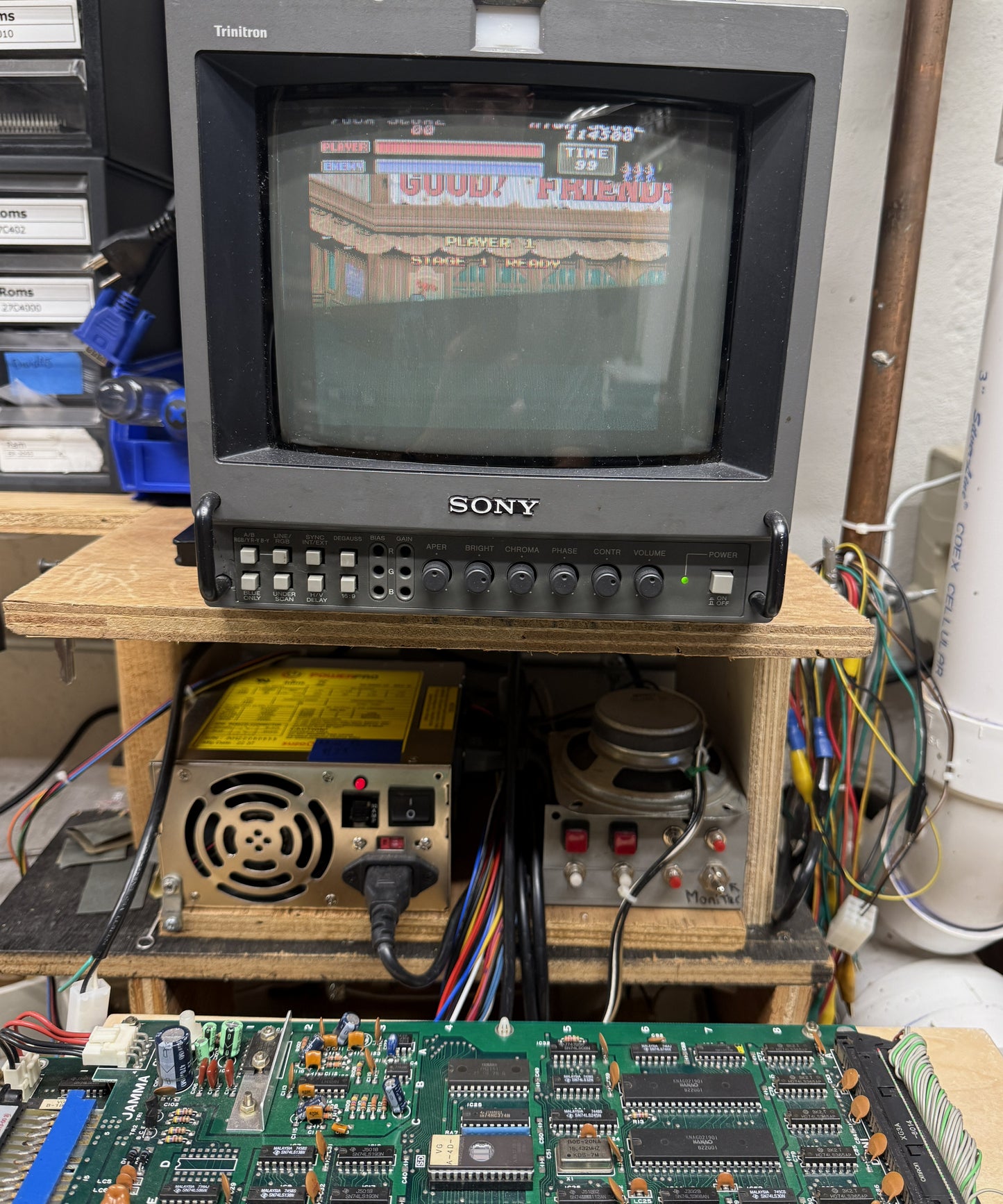 Vigilante Jamma Circuit Board, Works