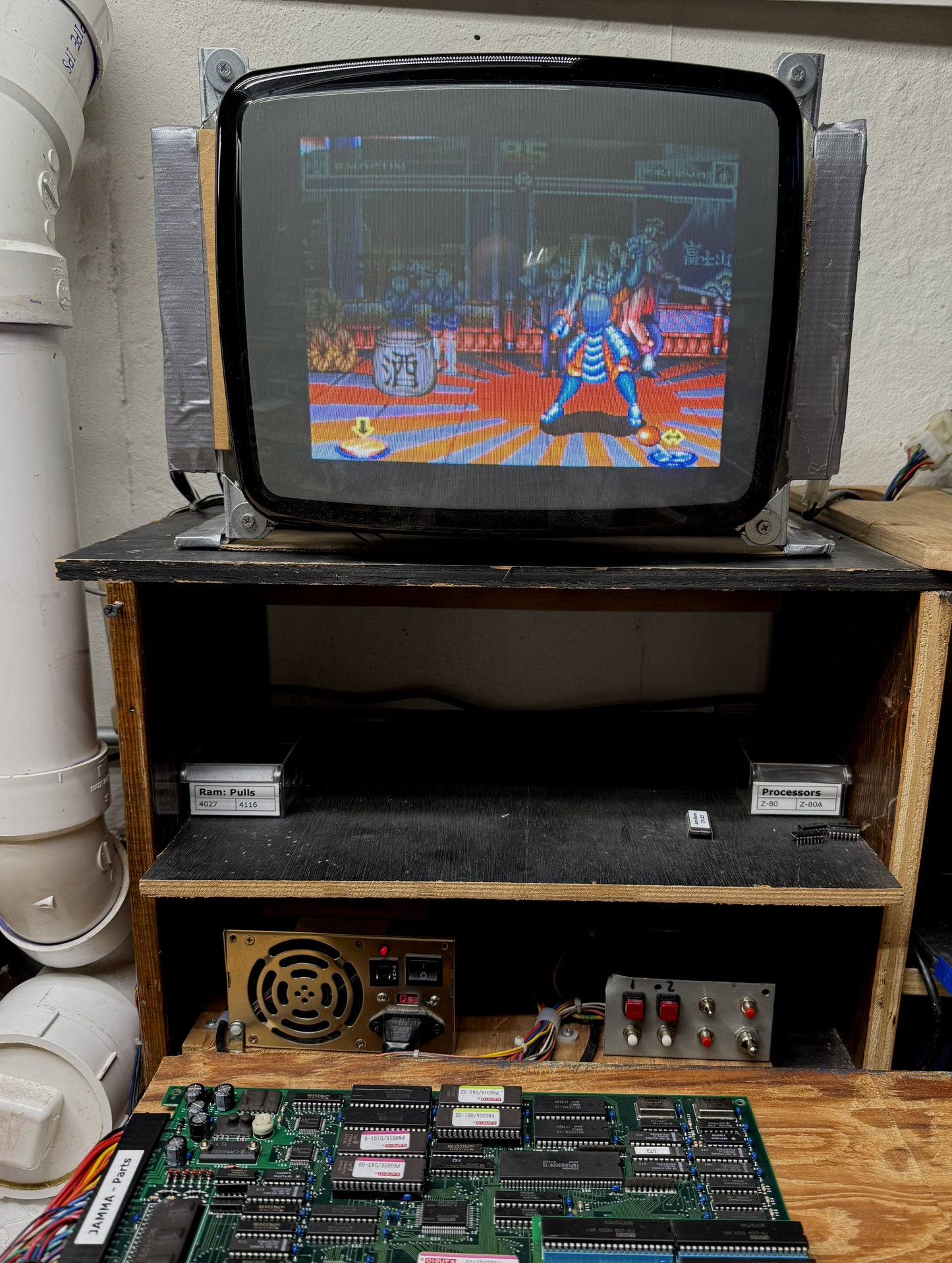 Shogun Warriors Arcade Circuit Board, Works