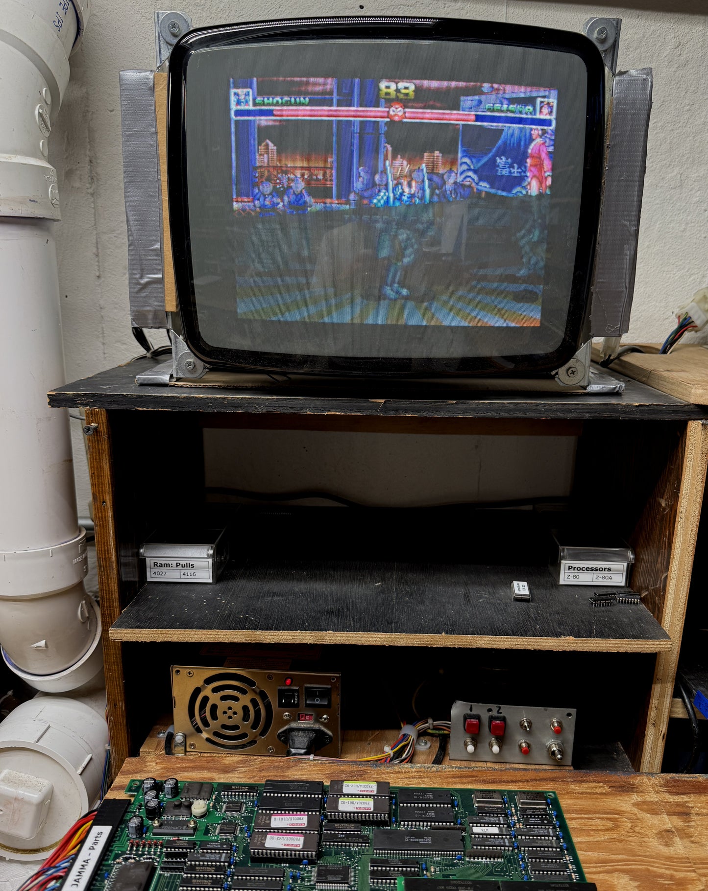 Shogun Warriors Arcade Circuit Board, Works