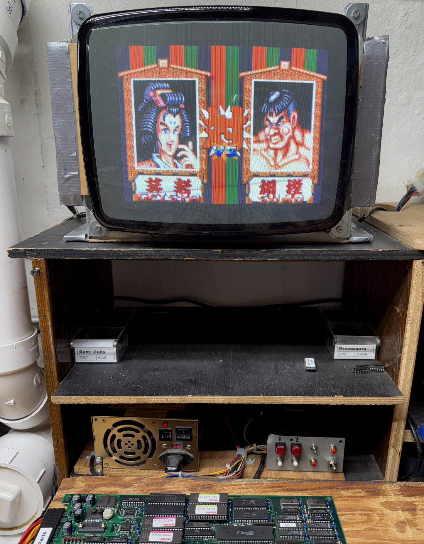 Shogun Warriors Arcade Circuit Board, Works